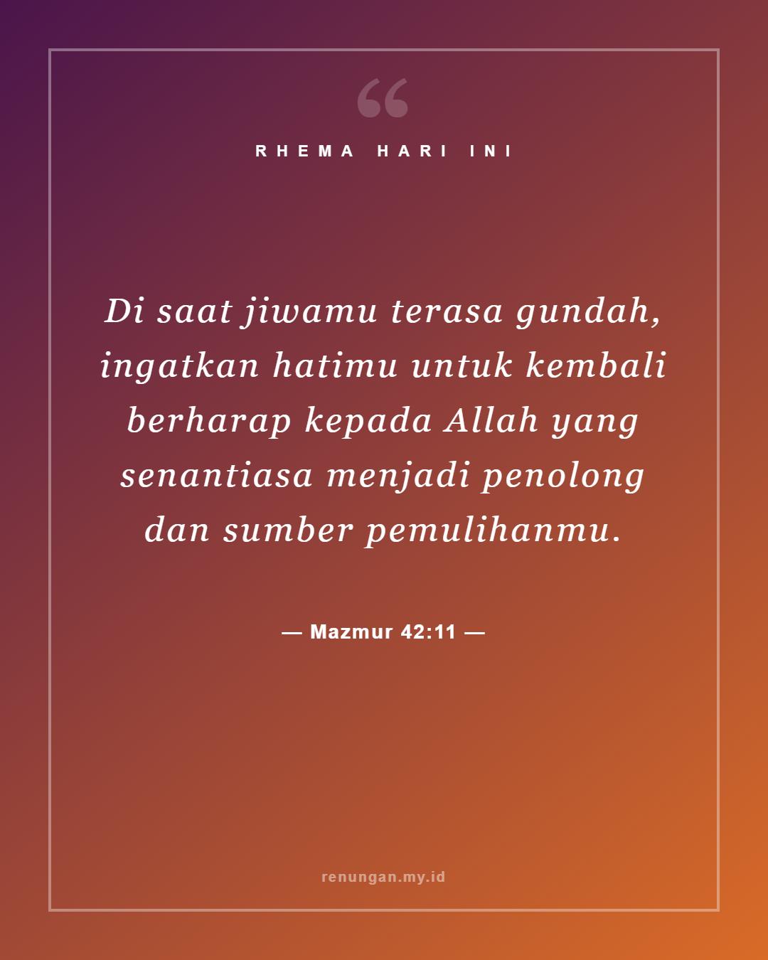 Mazmur 42:11