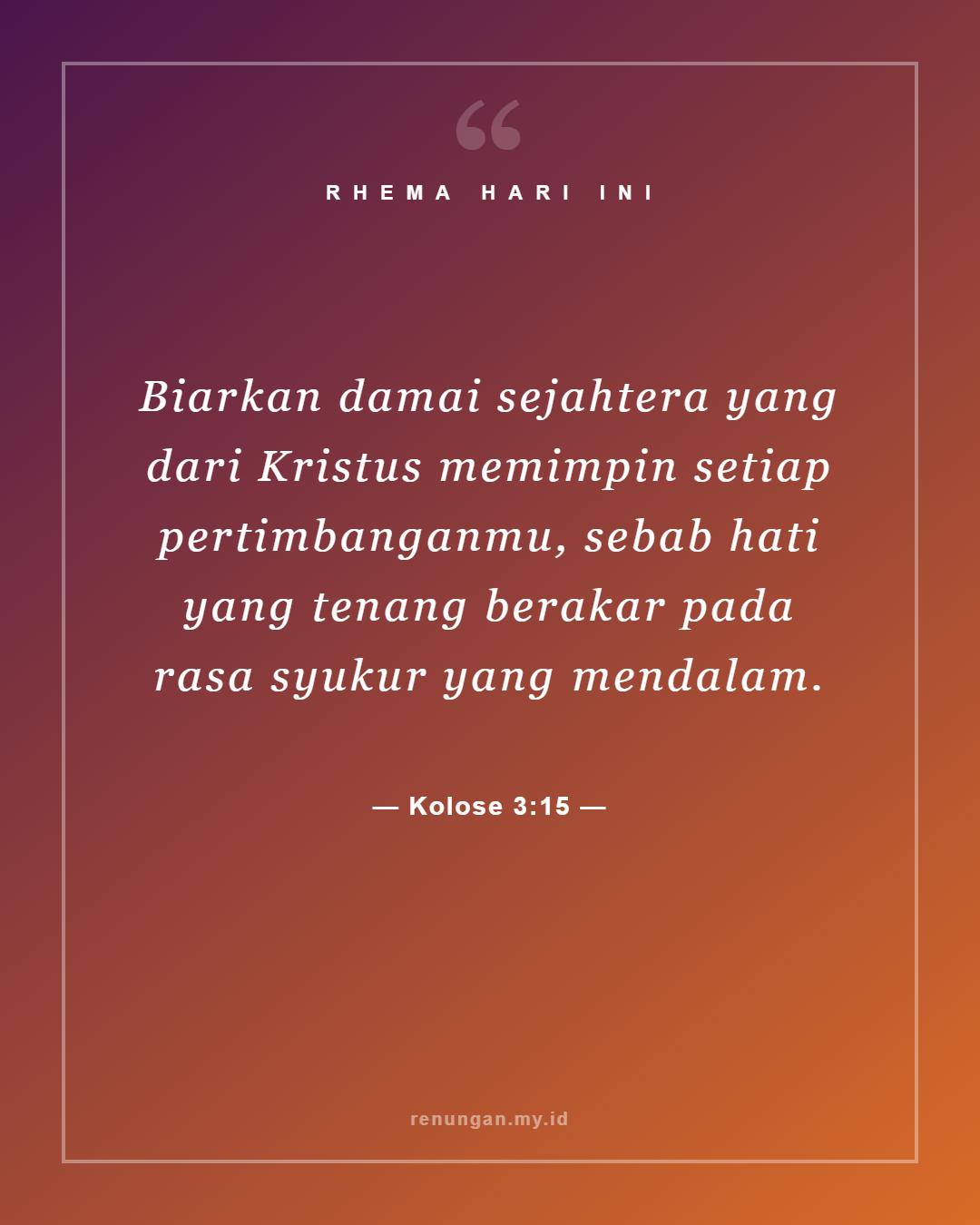 Kolose 3:15