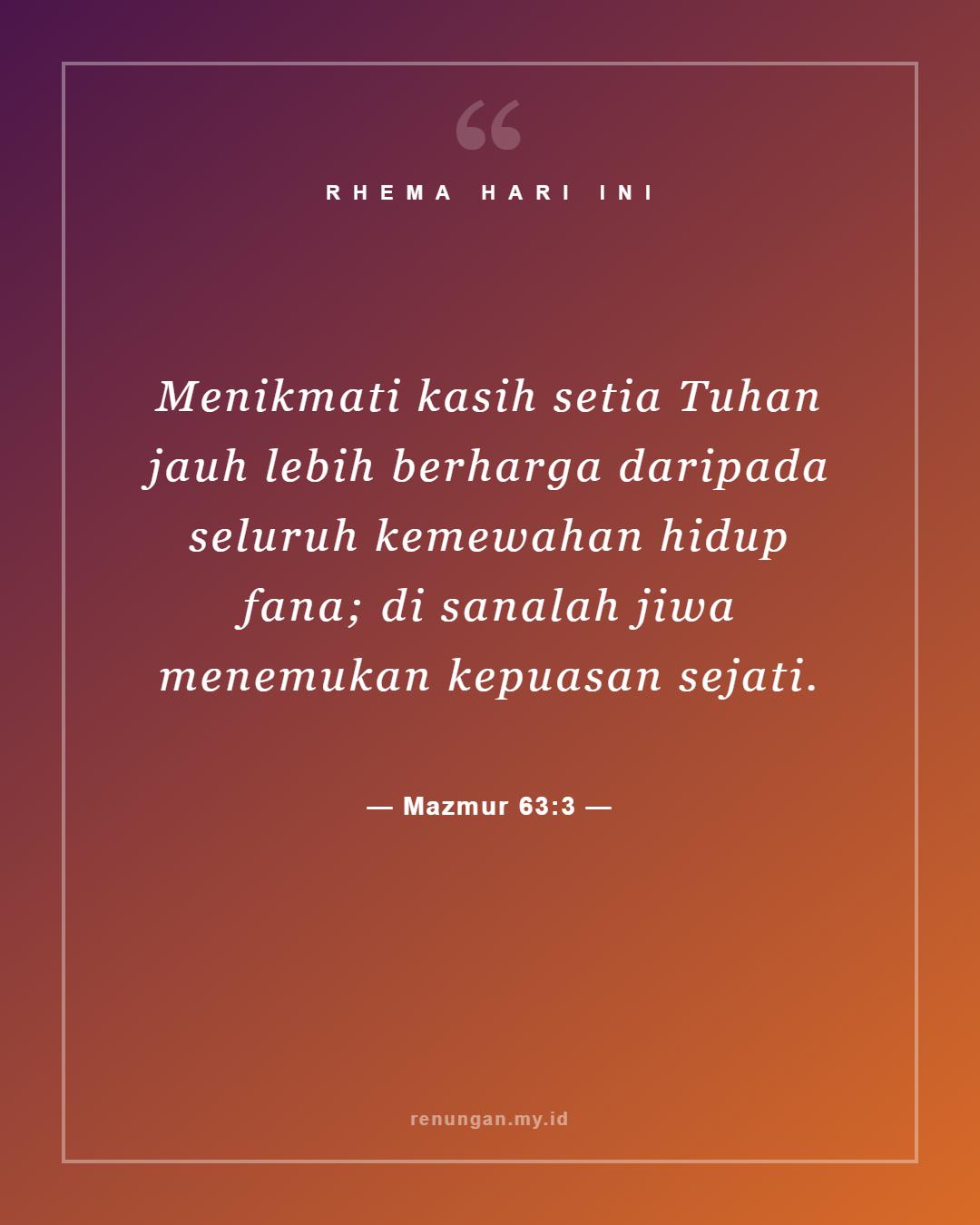 Mazmur 63:3
