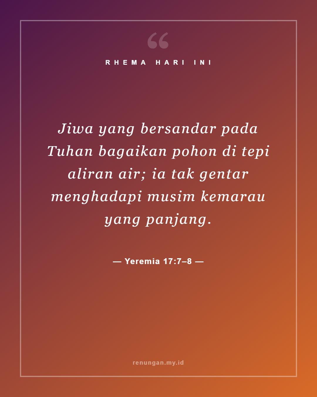 Yeremia 17:7–8