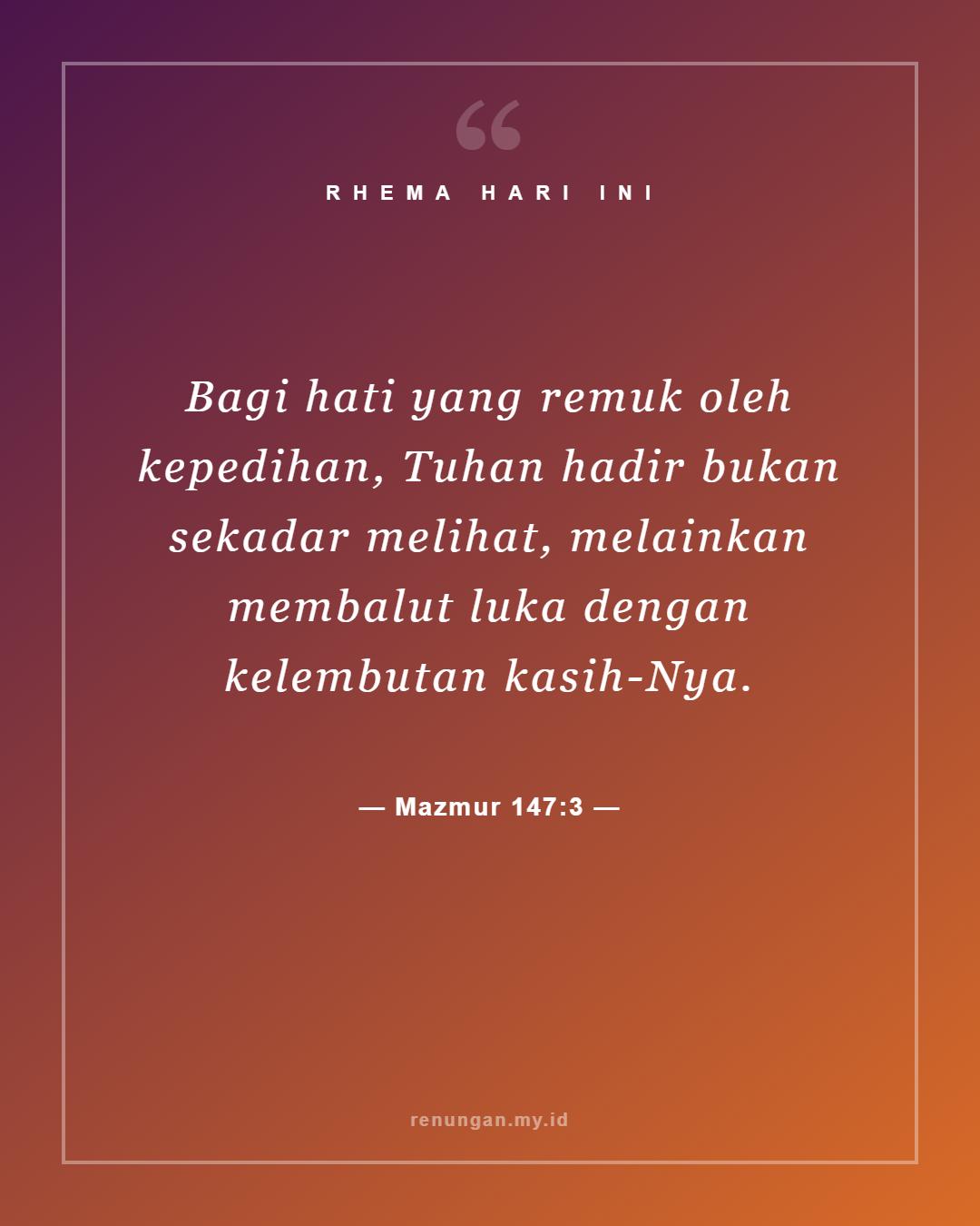 Mazmur 147:3