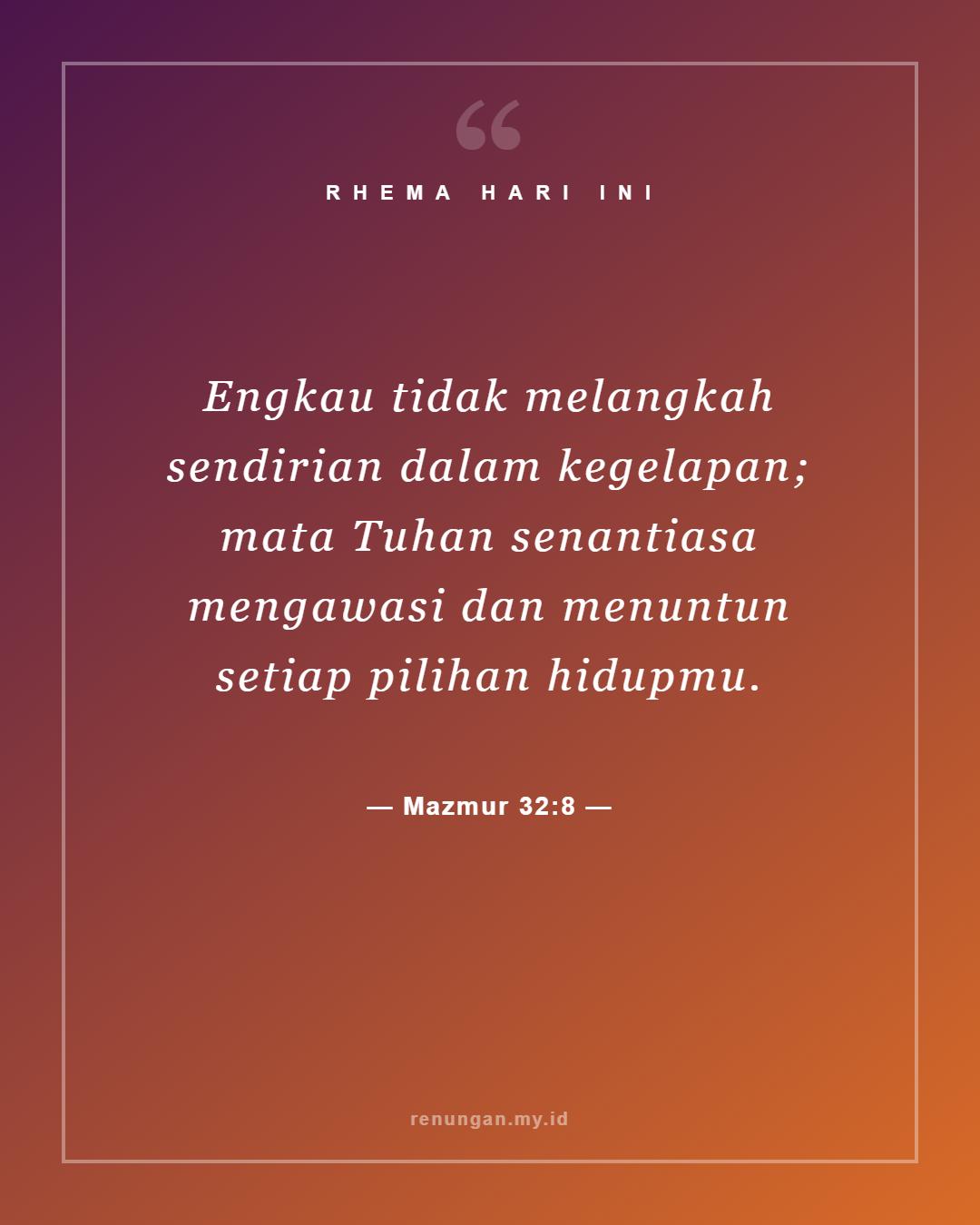 Mazmur 32:8