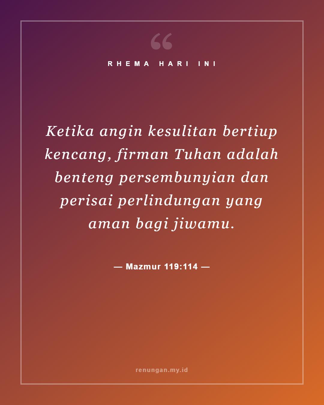 Mazmur 119:114