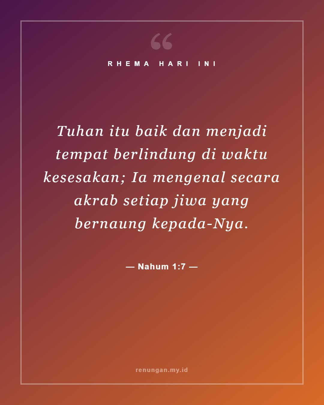 Nahum 1:7