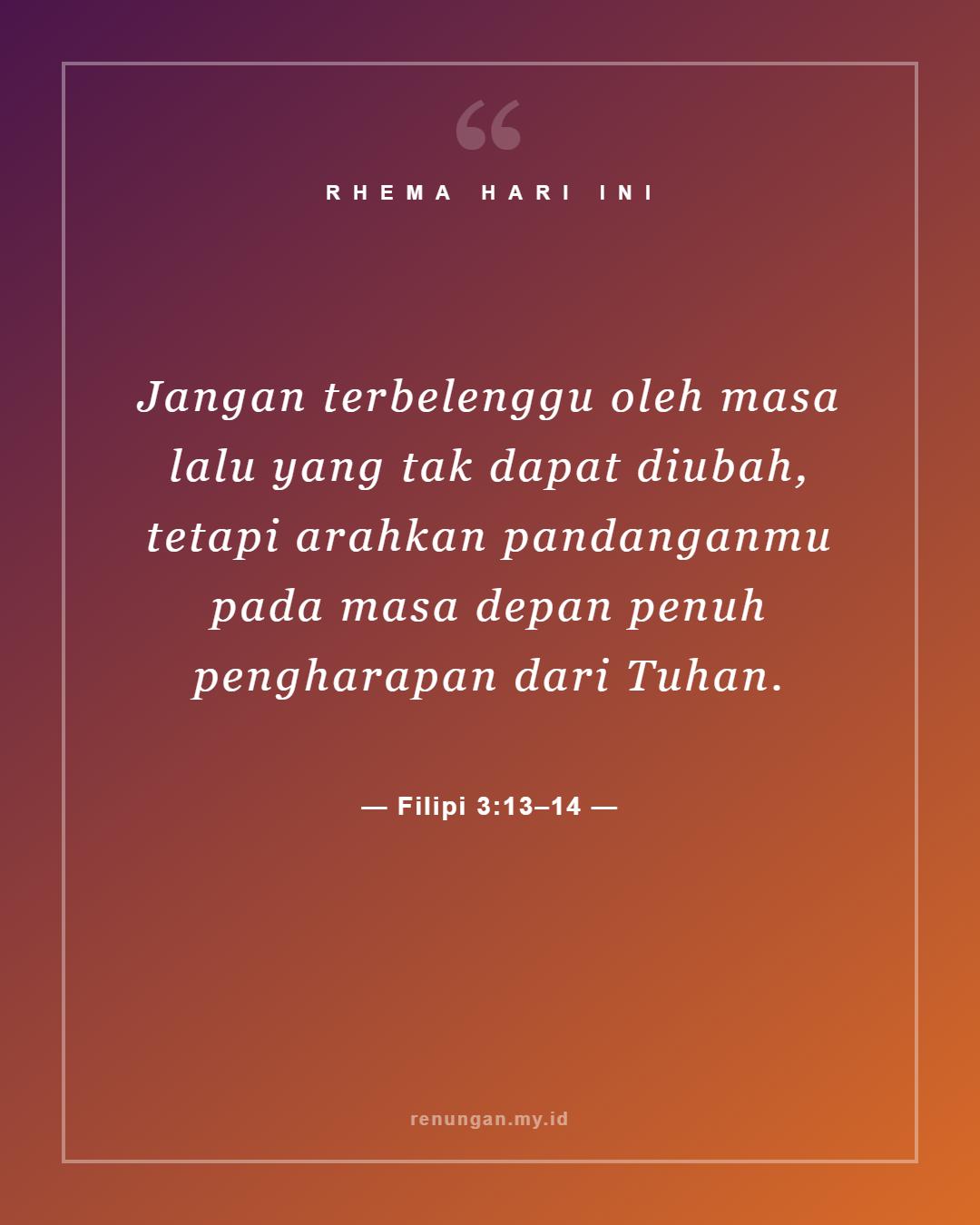 Filipi 3:13–14