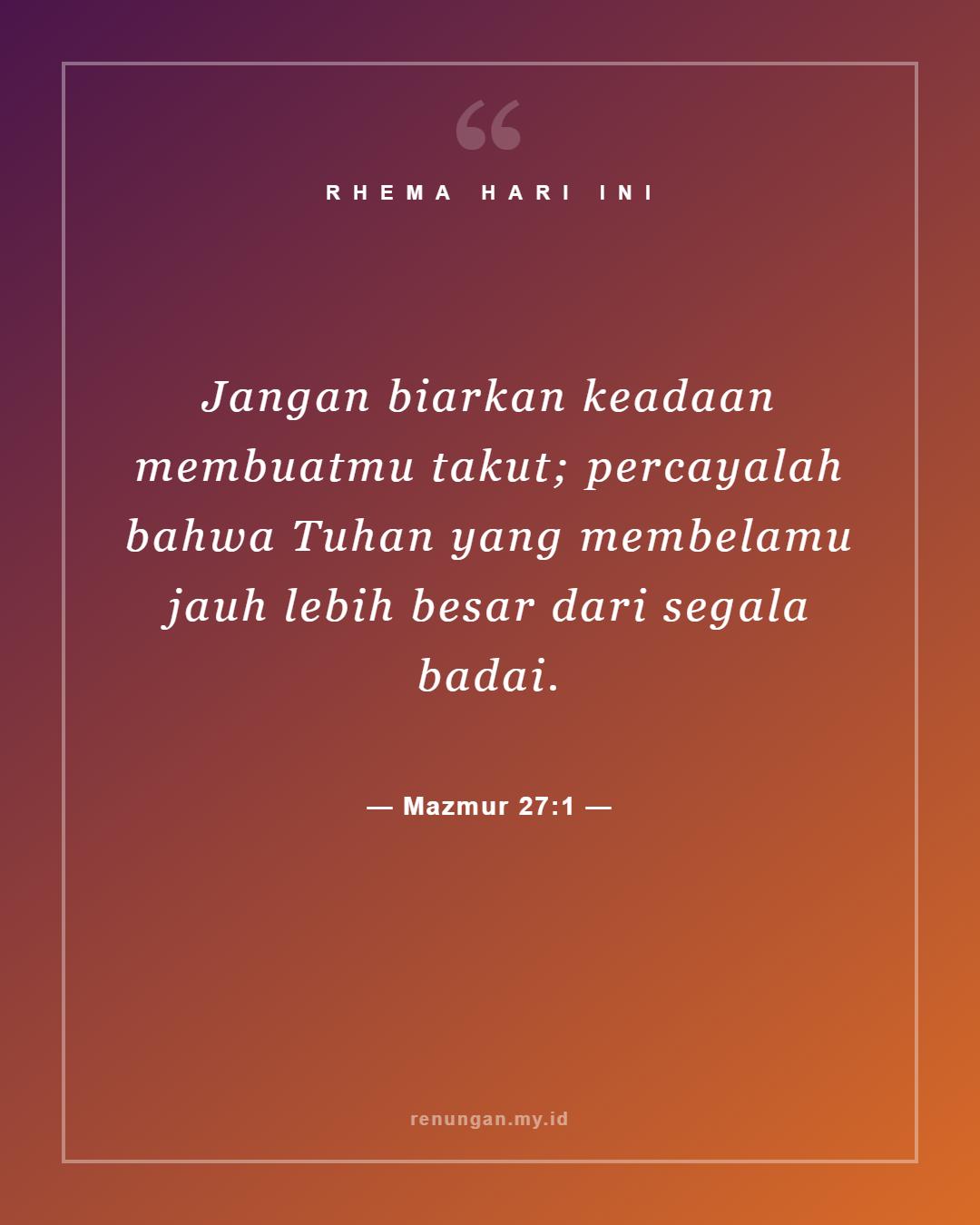 Mazmur 27:1