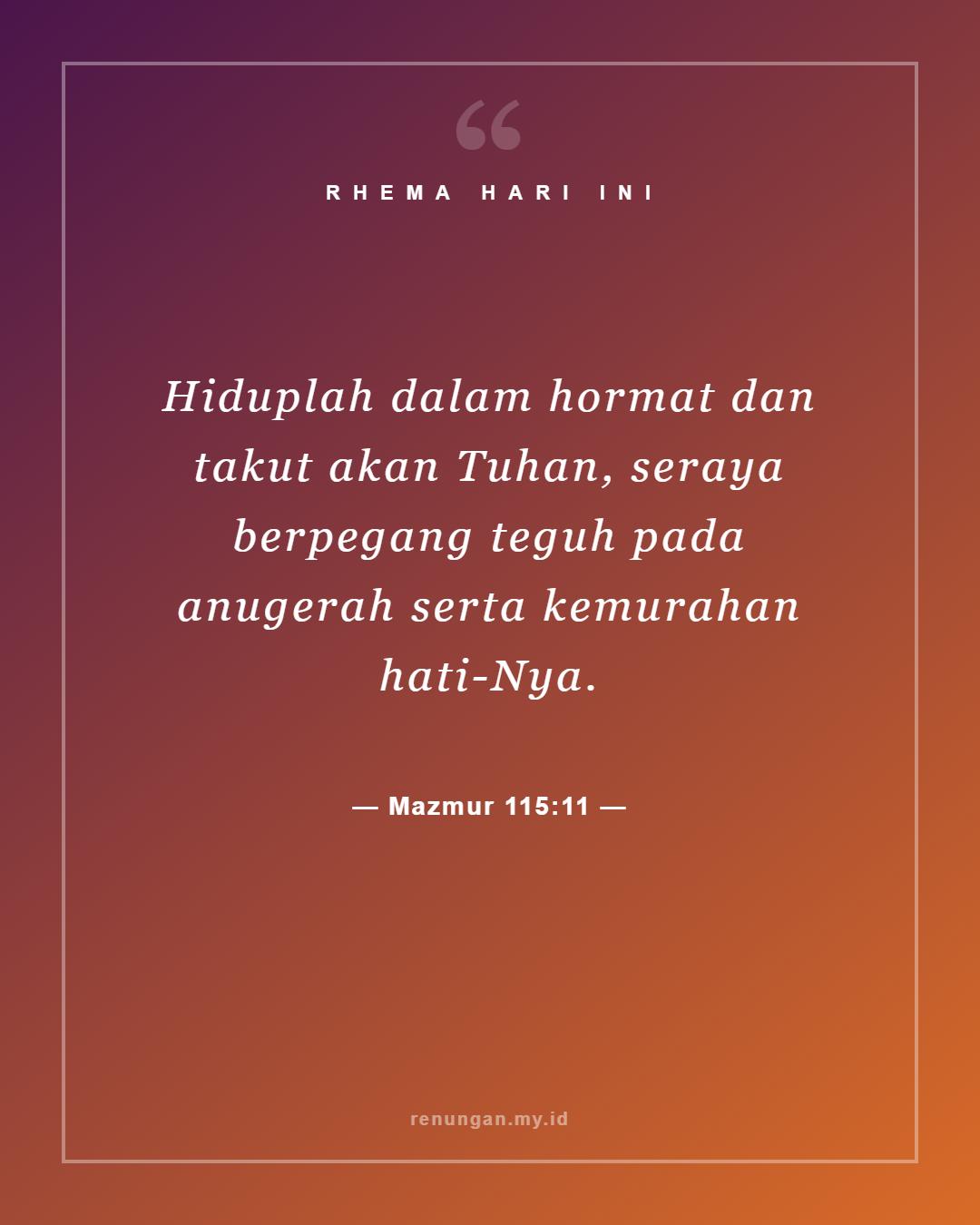 Mazmur 115:11