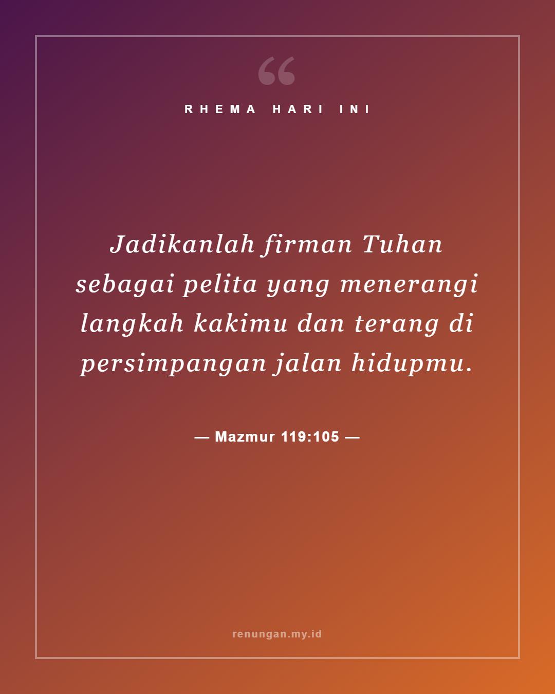 Mazmur 119:105