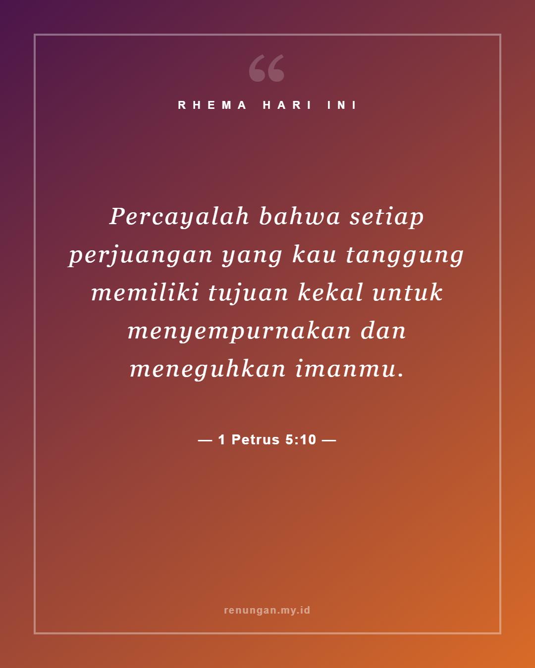 1 Petrus 5:10