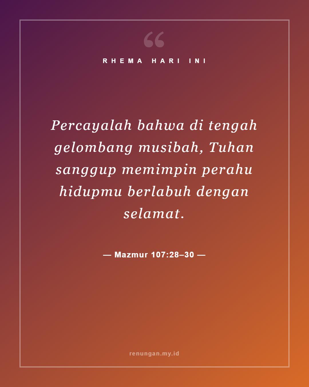 Mazmur 107:28–30