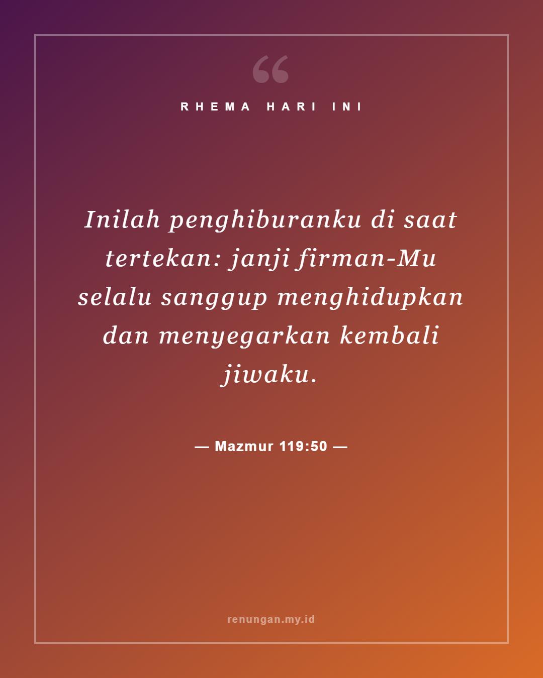 Mazmur 119:50