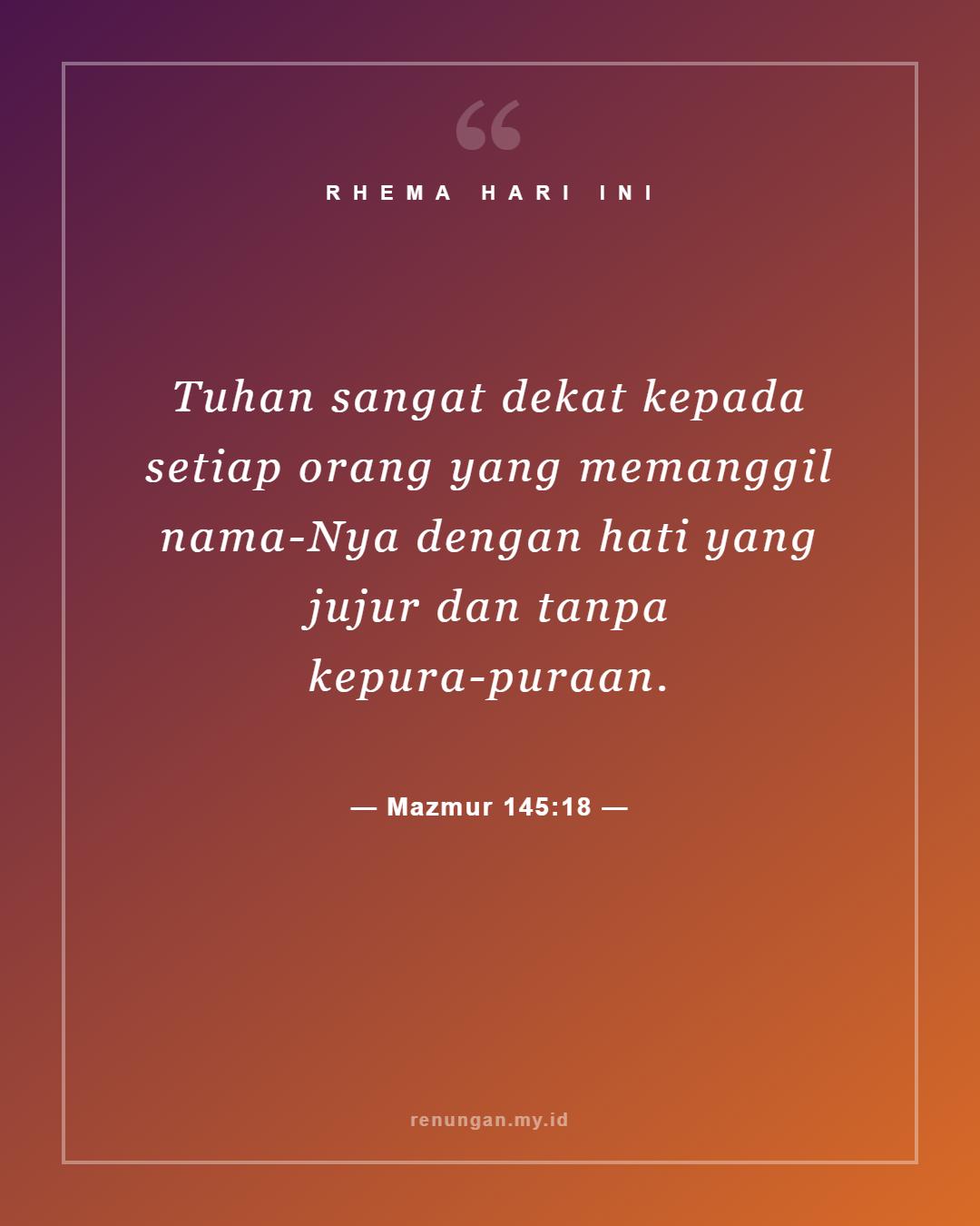 Mazmur 145:18