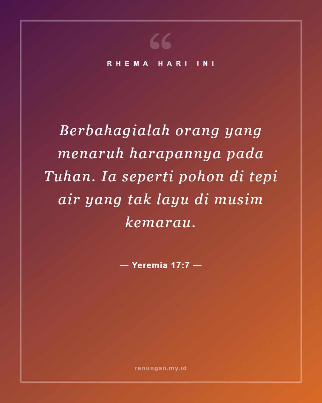 Yeremia 17:7