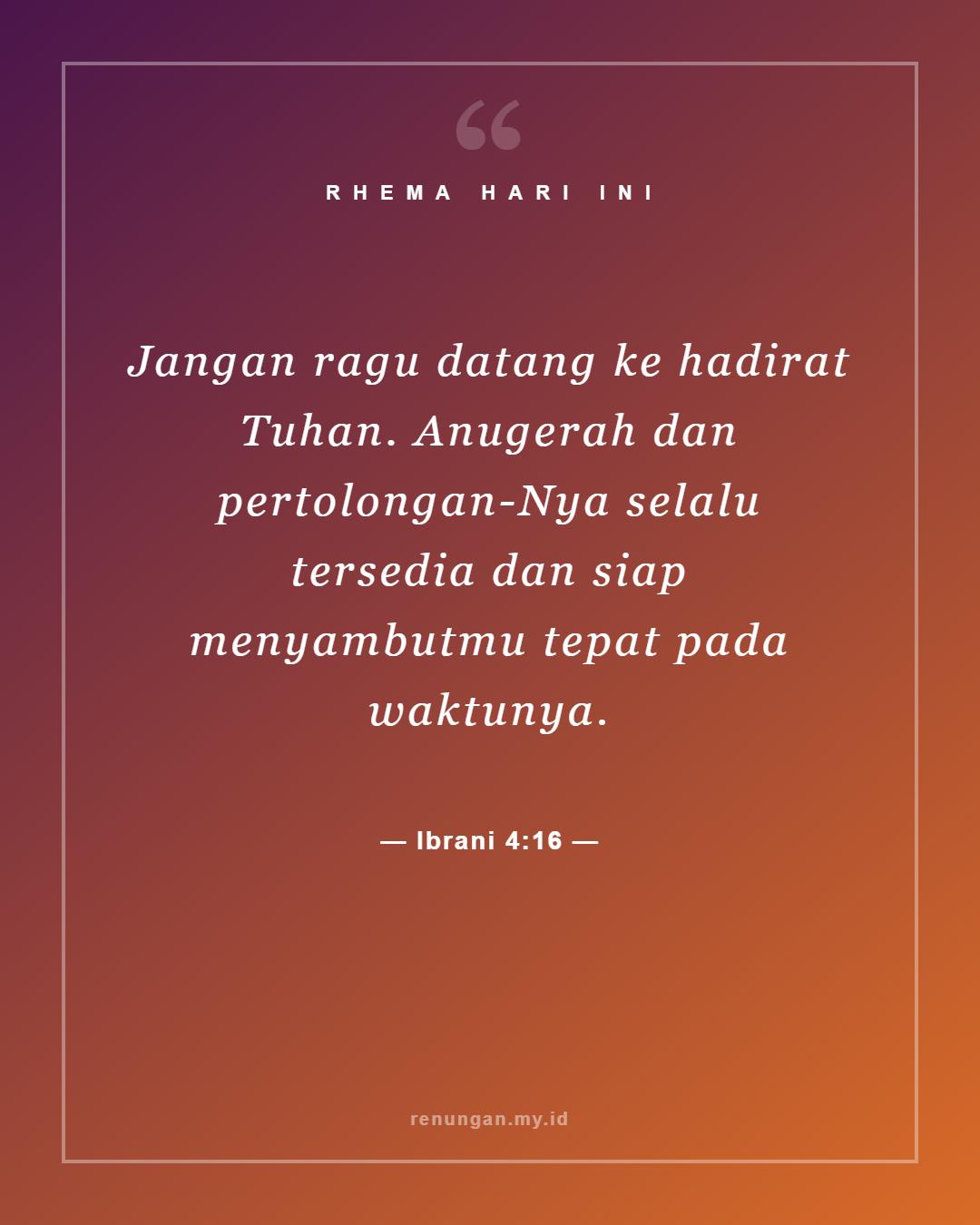 Ibrani 4:16