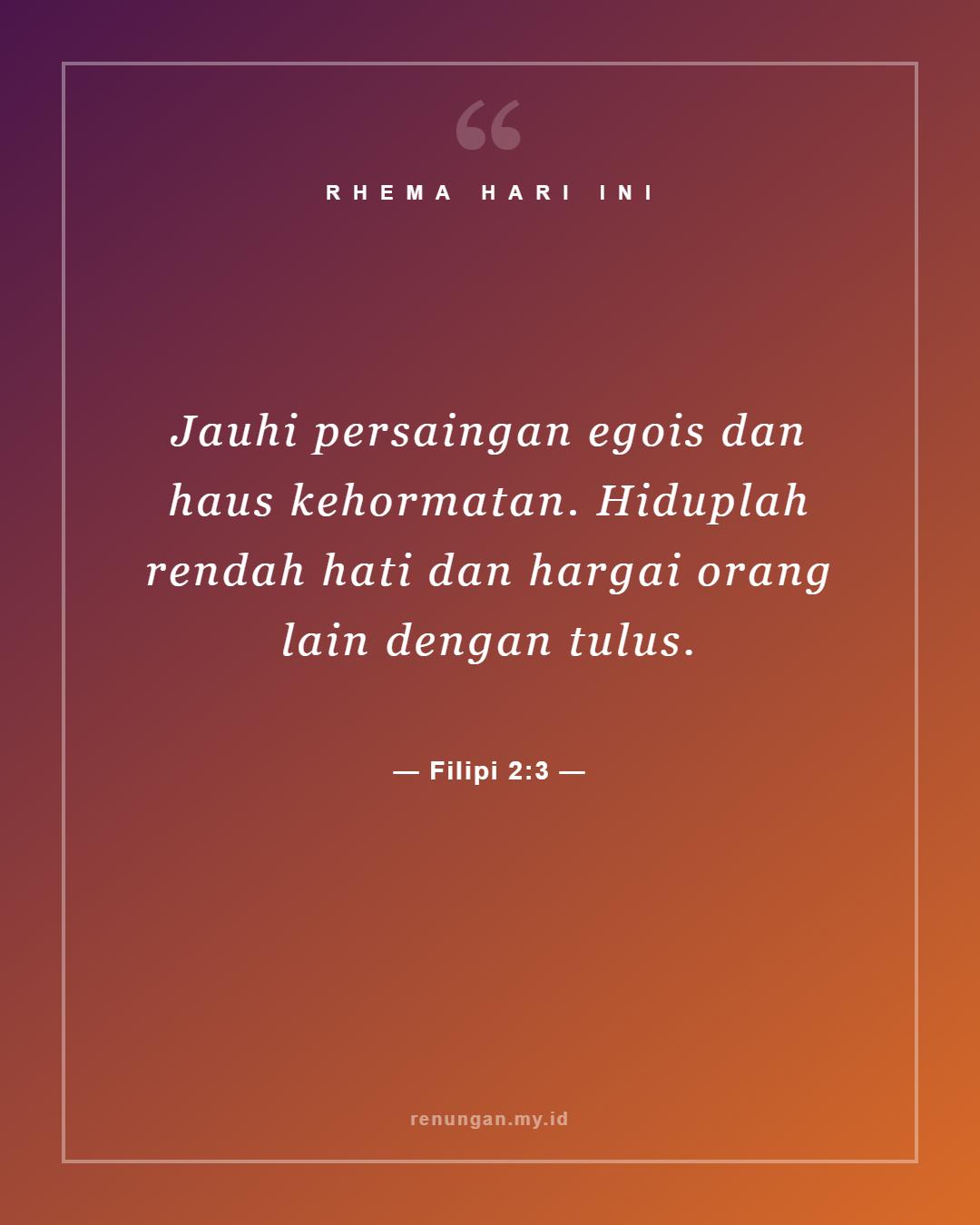 Filipi 2:3