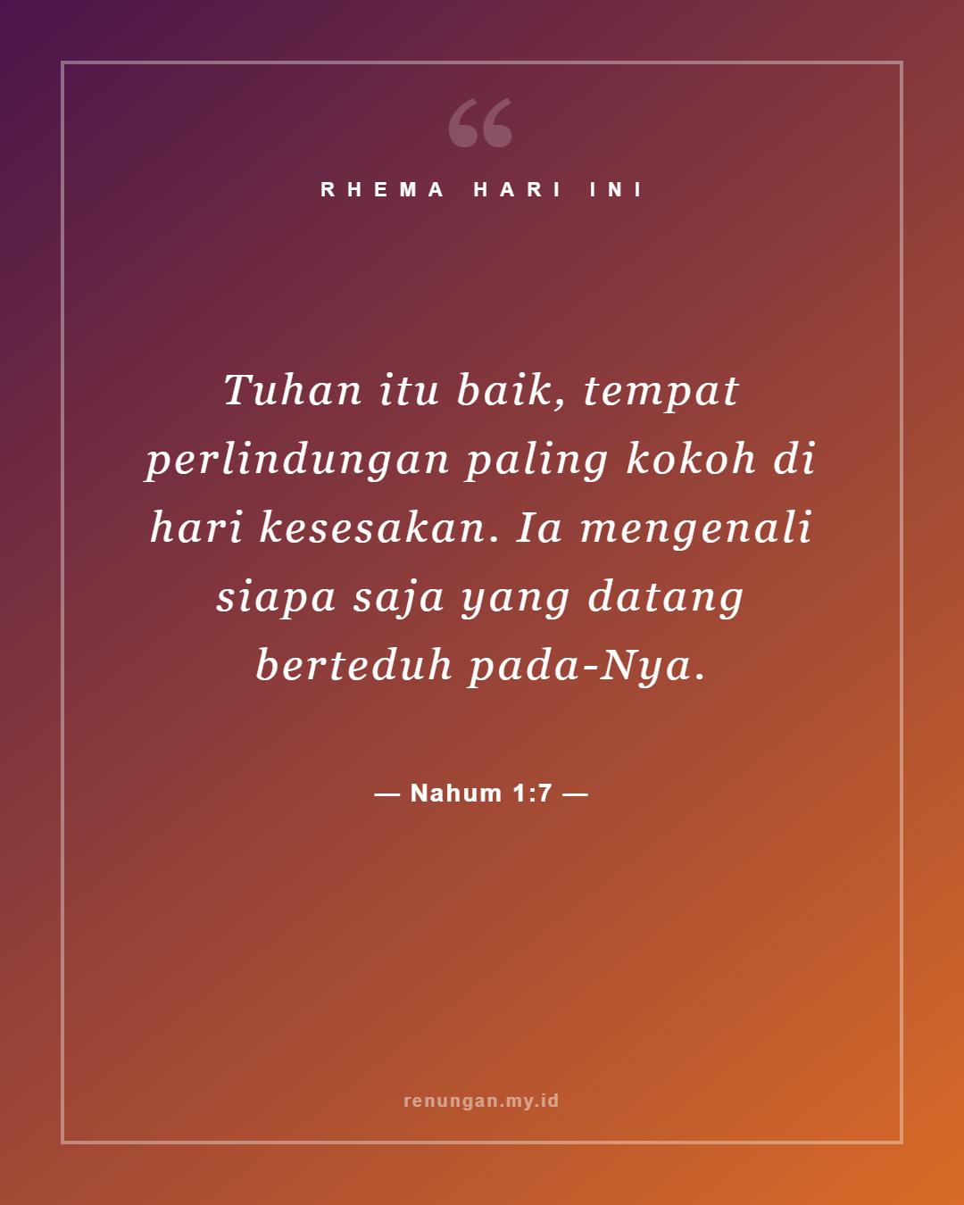 Nahum 1:7