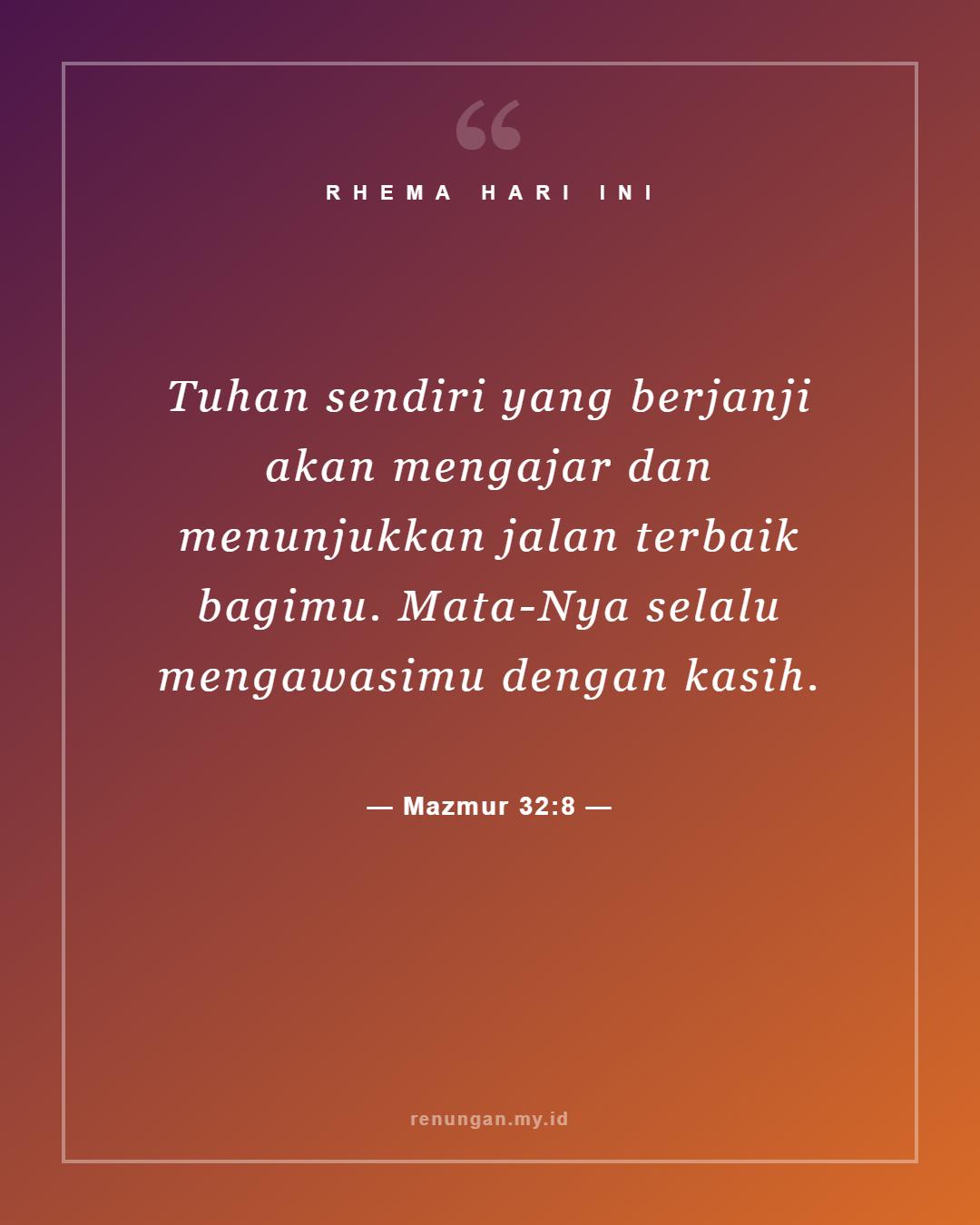 Mazmur 32:8
