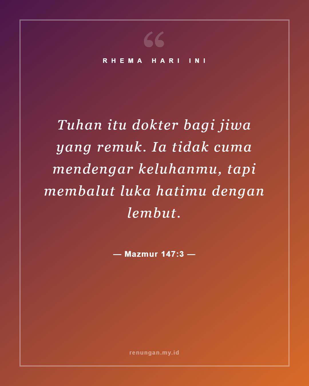 Mazmur 147:3