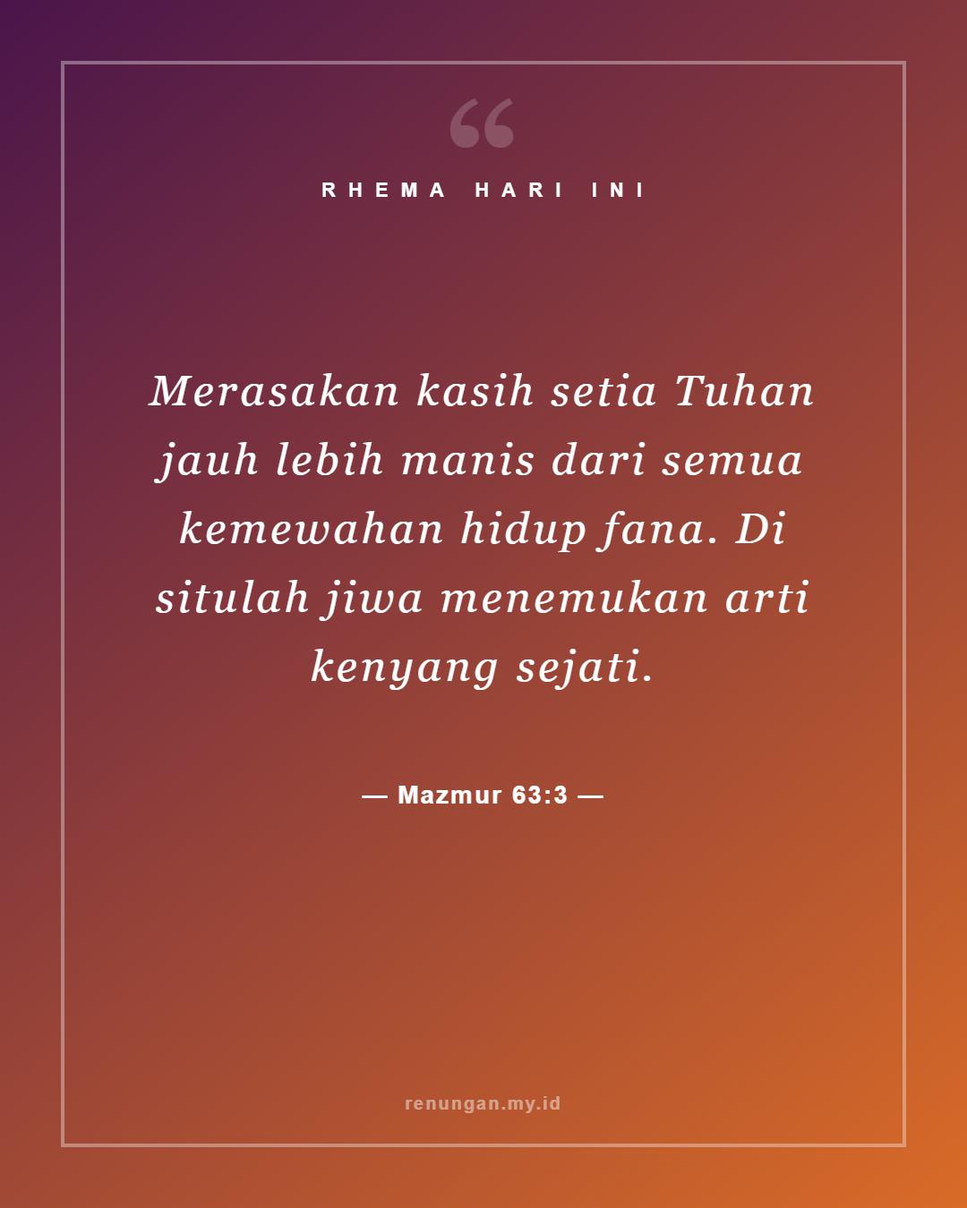 Mazmur 63:3