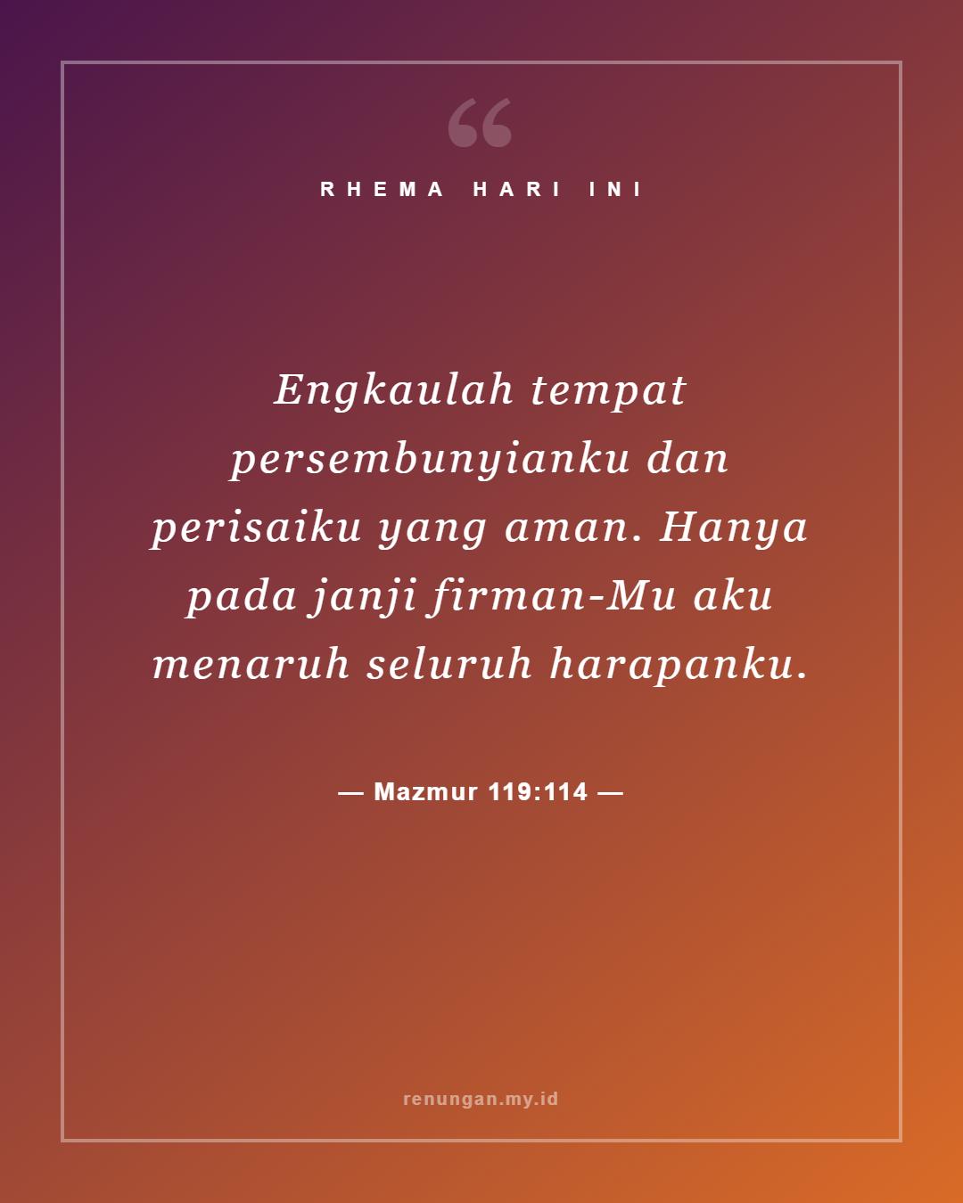 Mazmur 119:114