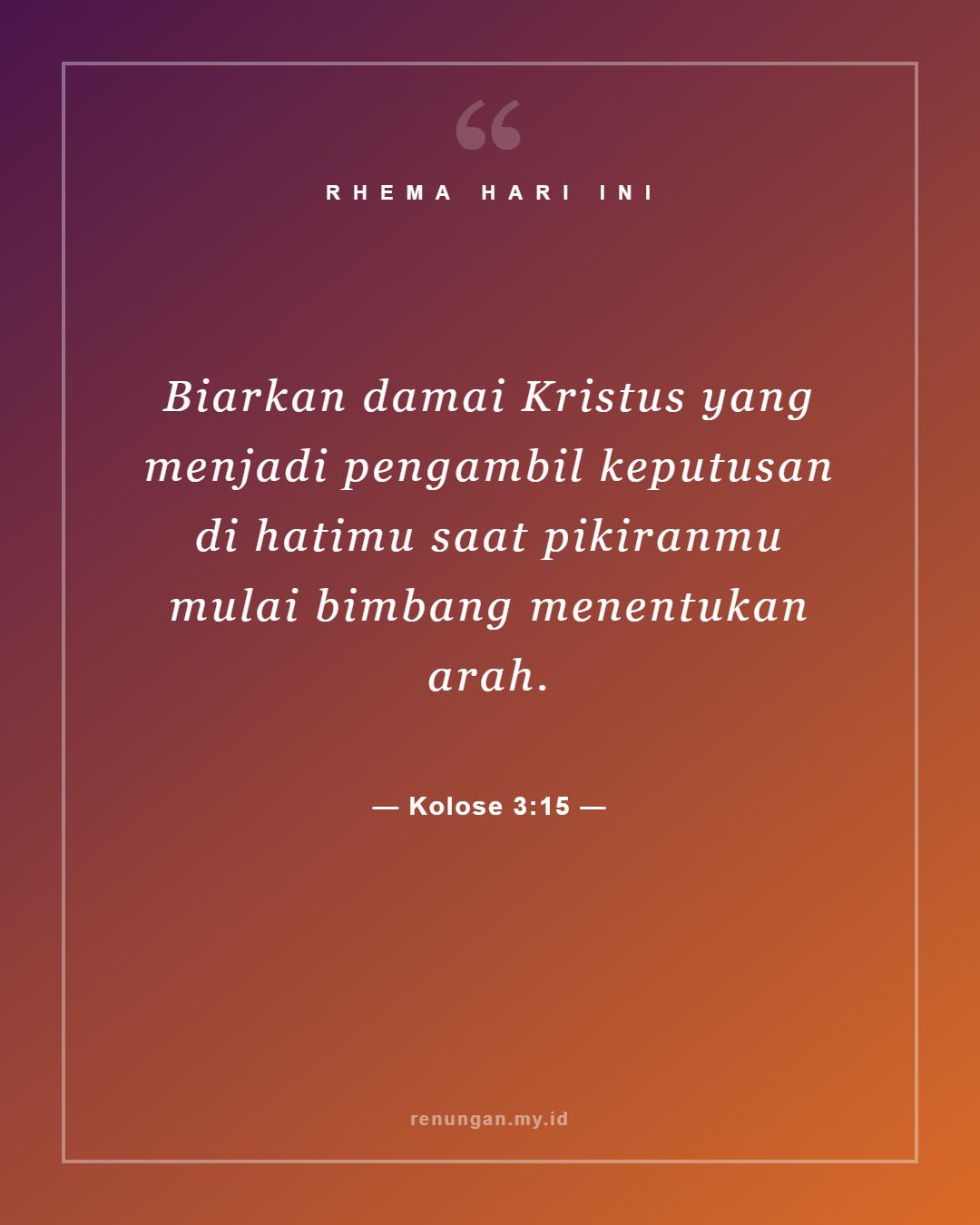 Kolose 3:15
