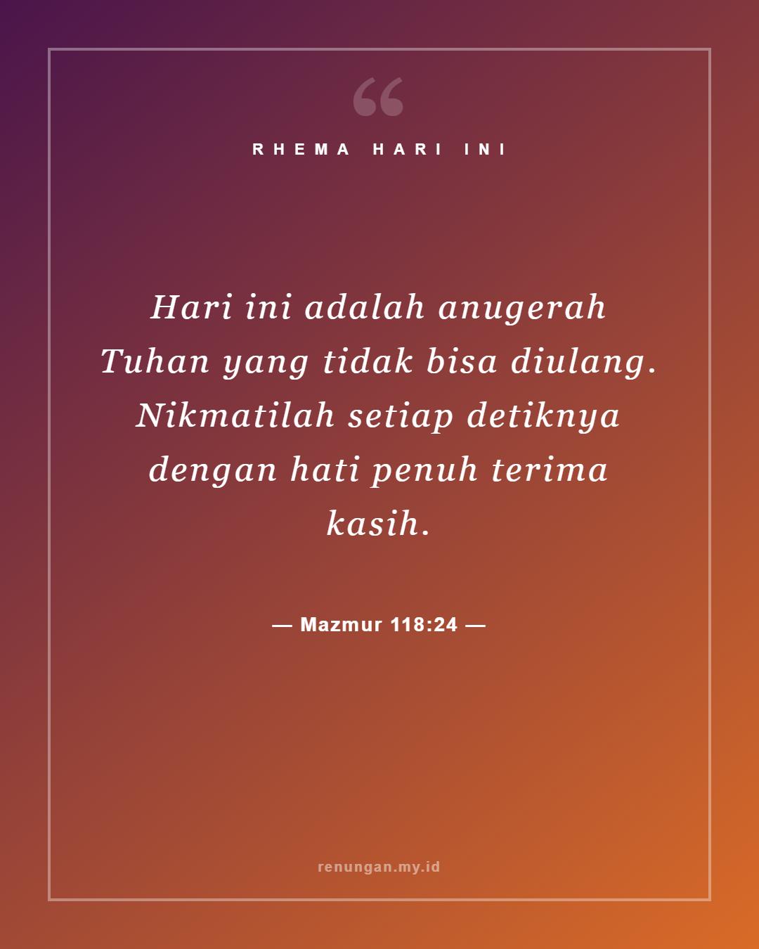 Mazmur 118:24