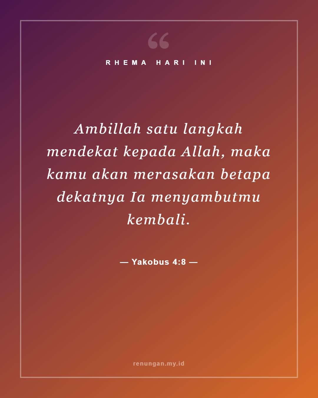 Yakobus 4:8
