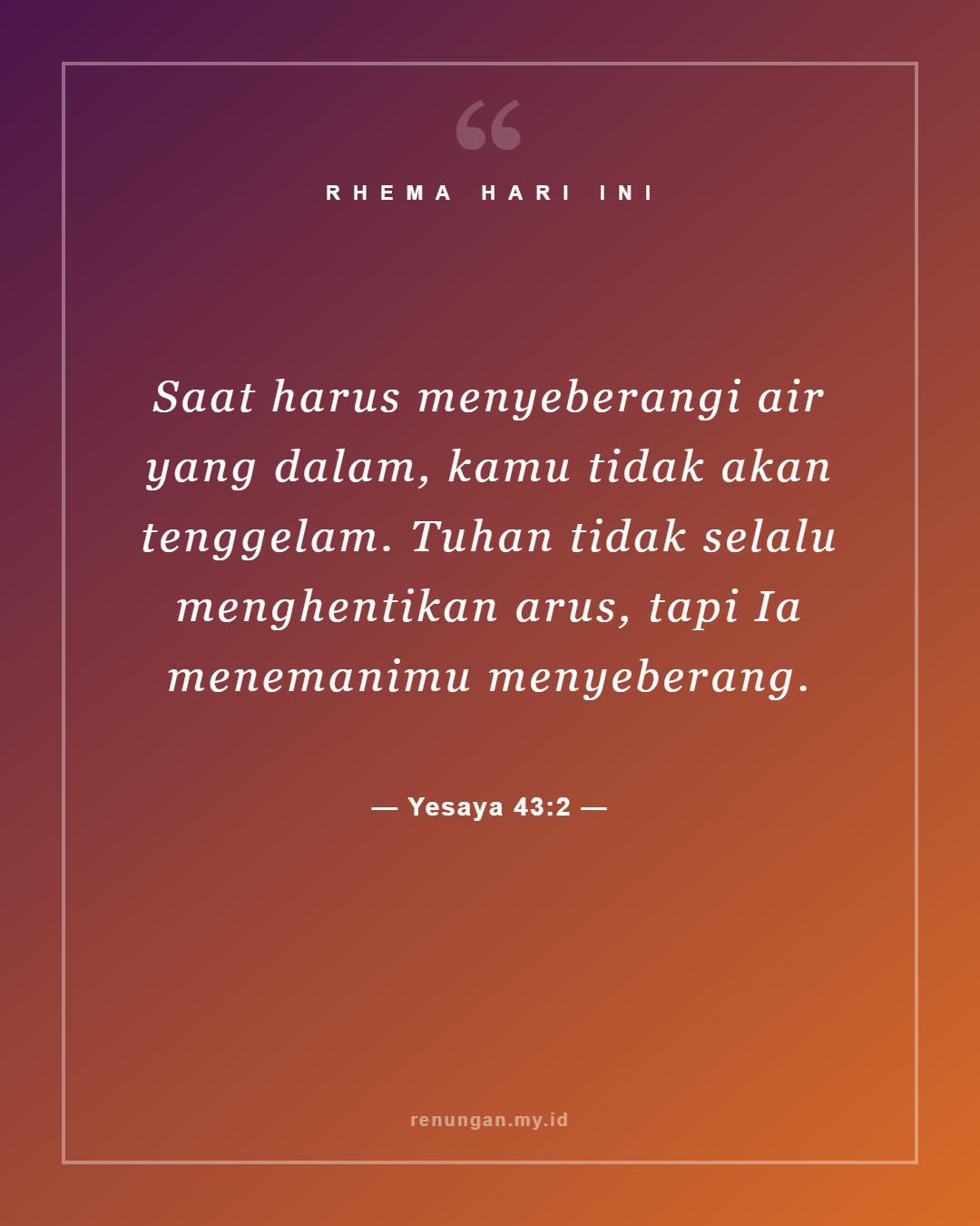 Yesaya 43:2