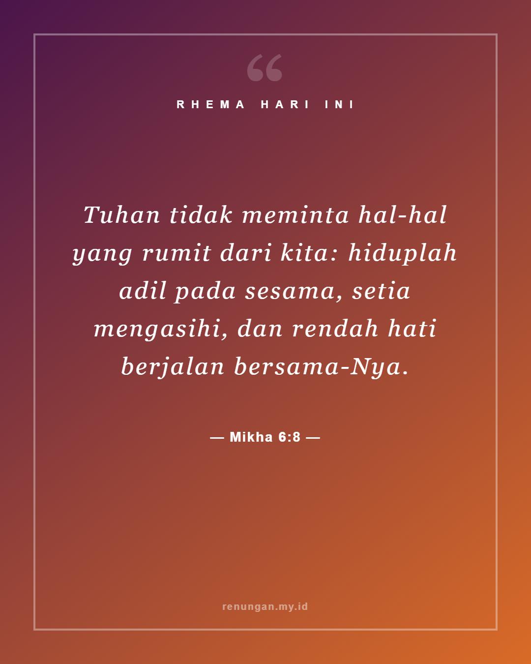 Mikha 6:8