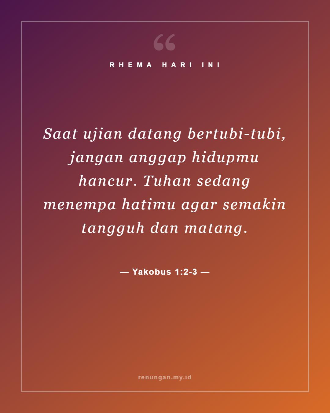Yakobus 1:2-3