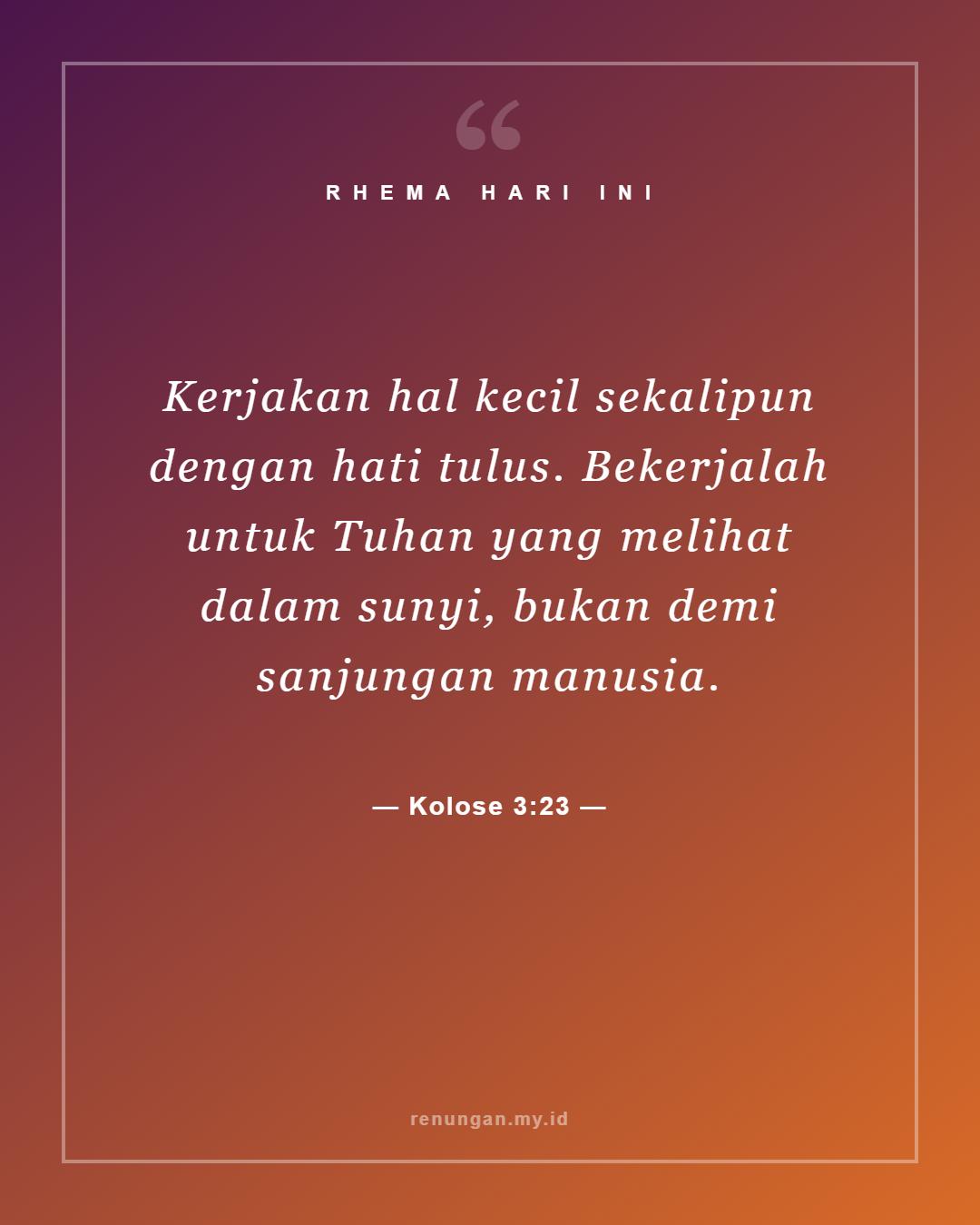 Kolose 3:23