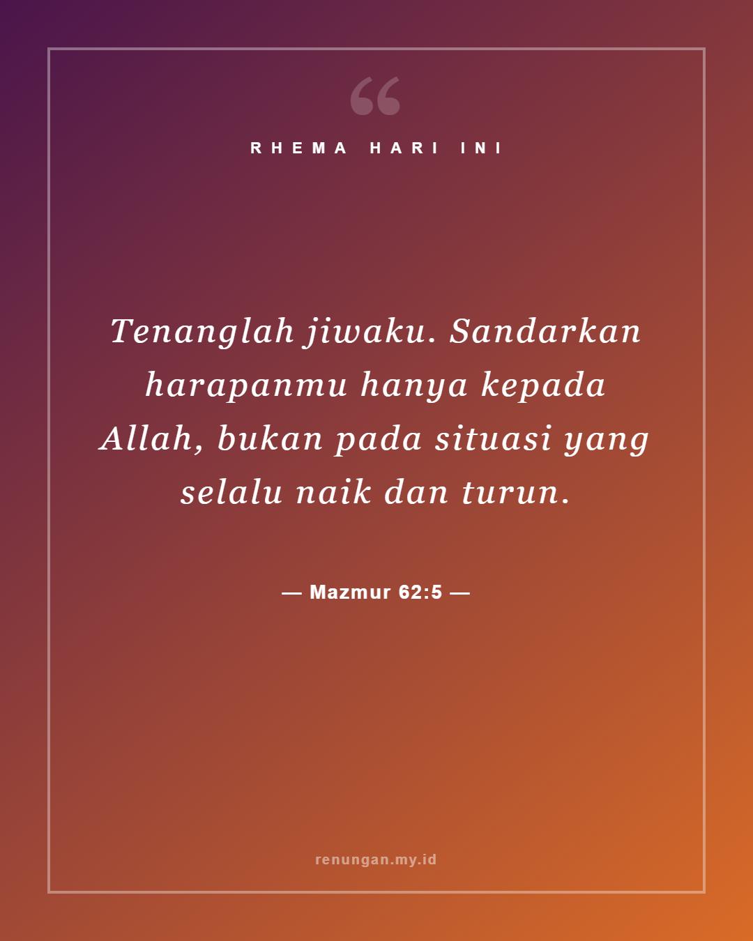 Mazmur 62:5