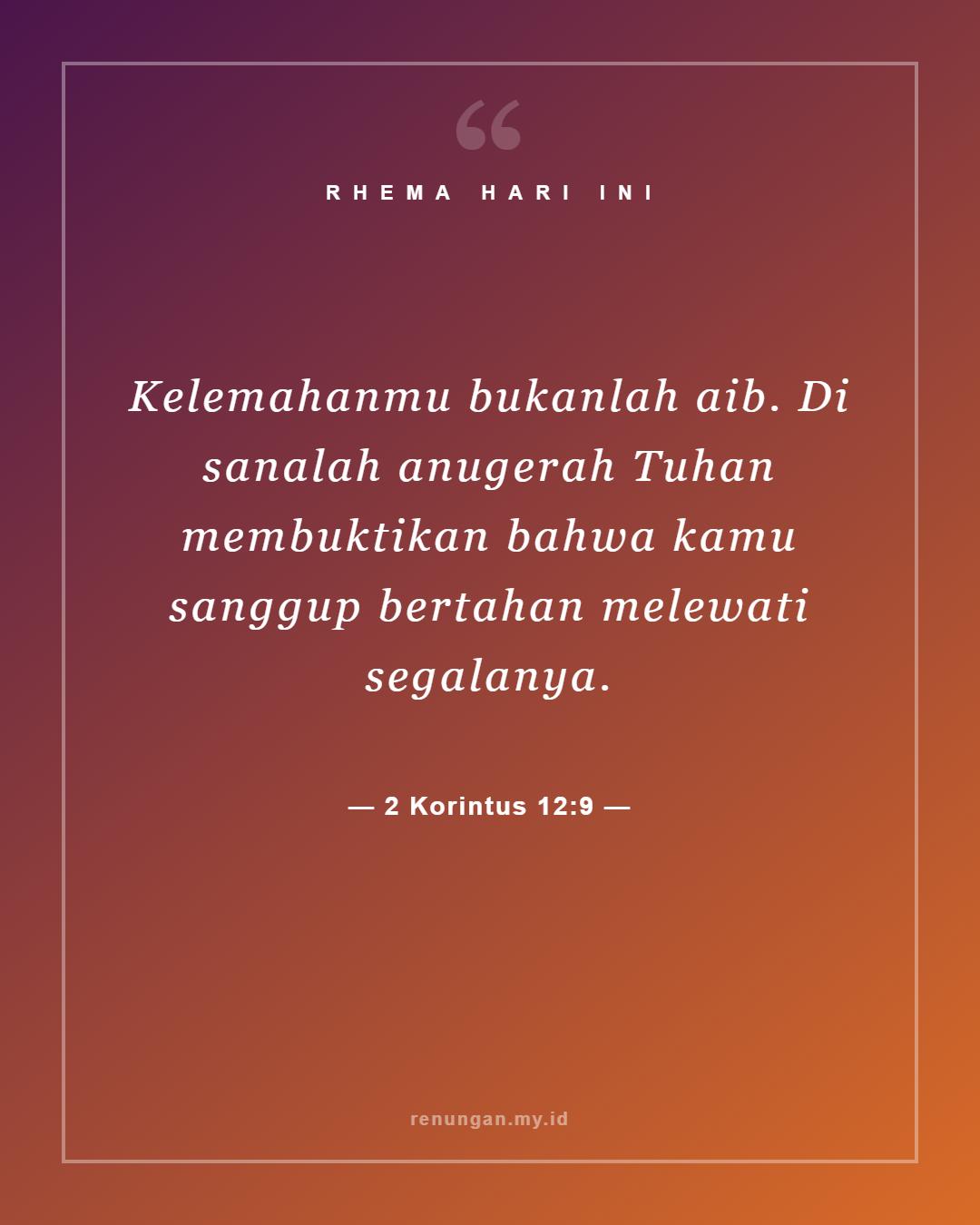 2 Korintus 12:9