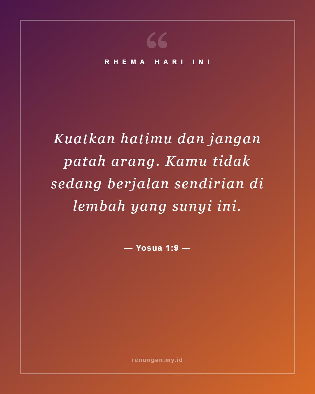 Yosua 1:9