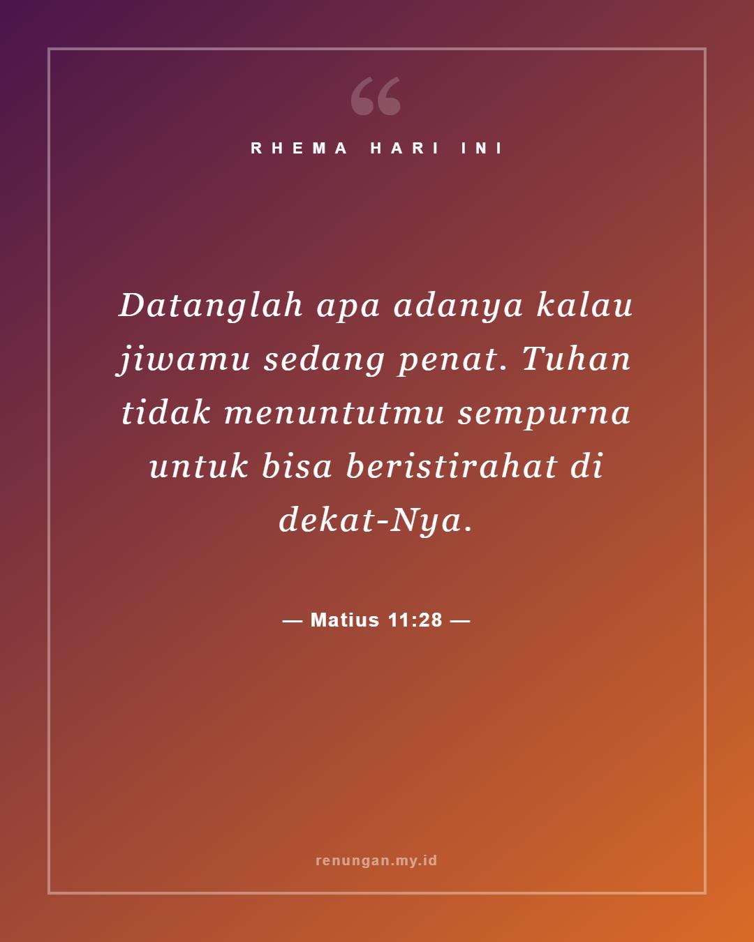 Matius 11:28