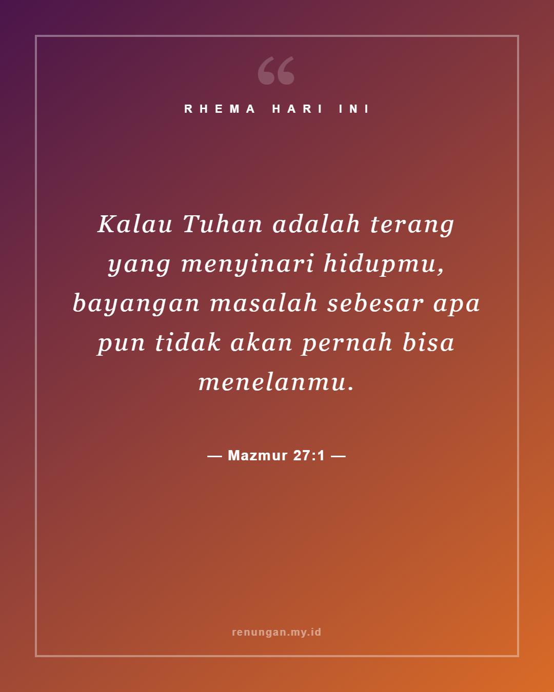 Mazmur 27:1