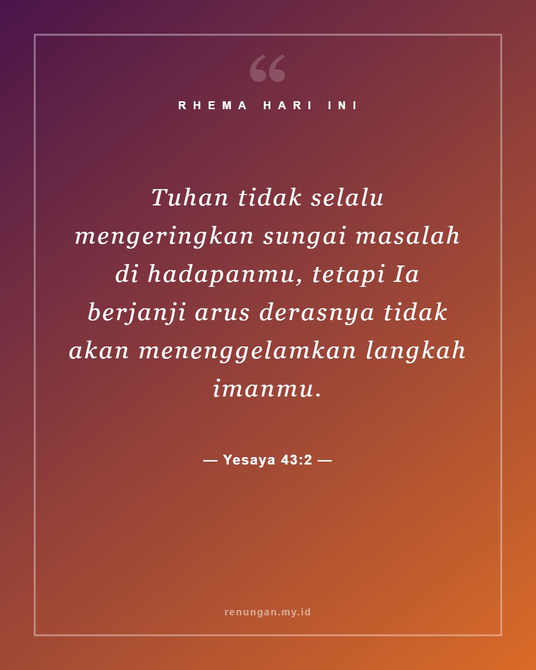 Yesaya 43:2