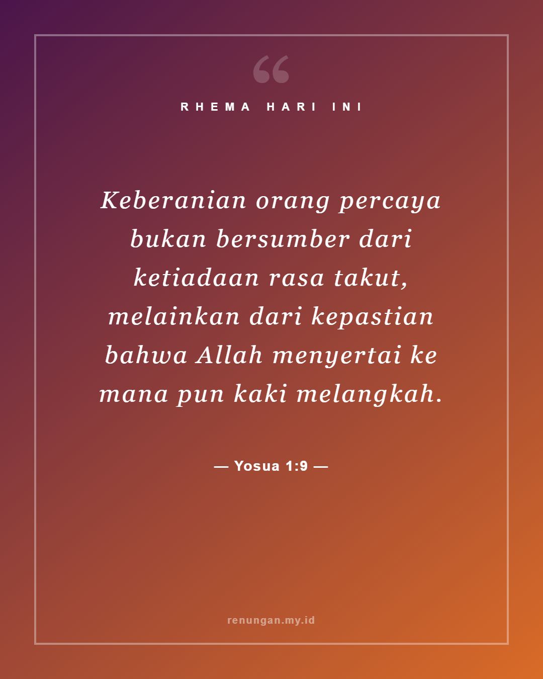 Yosua 1:9