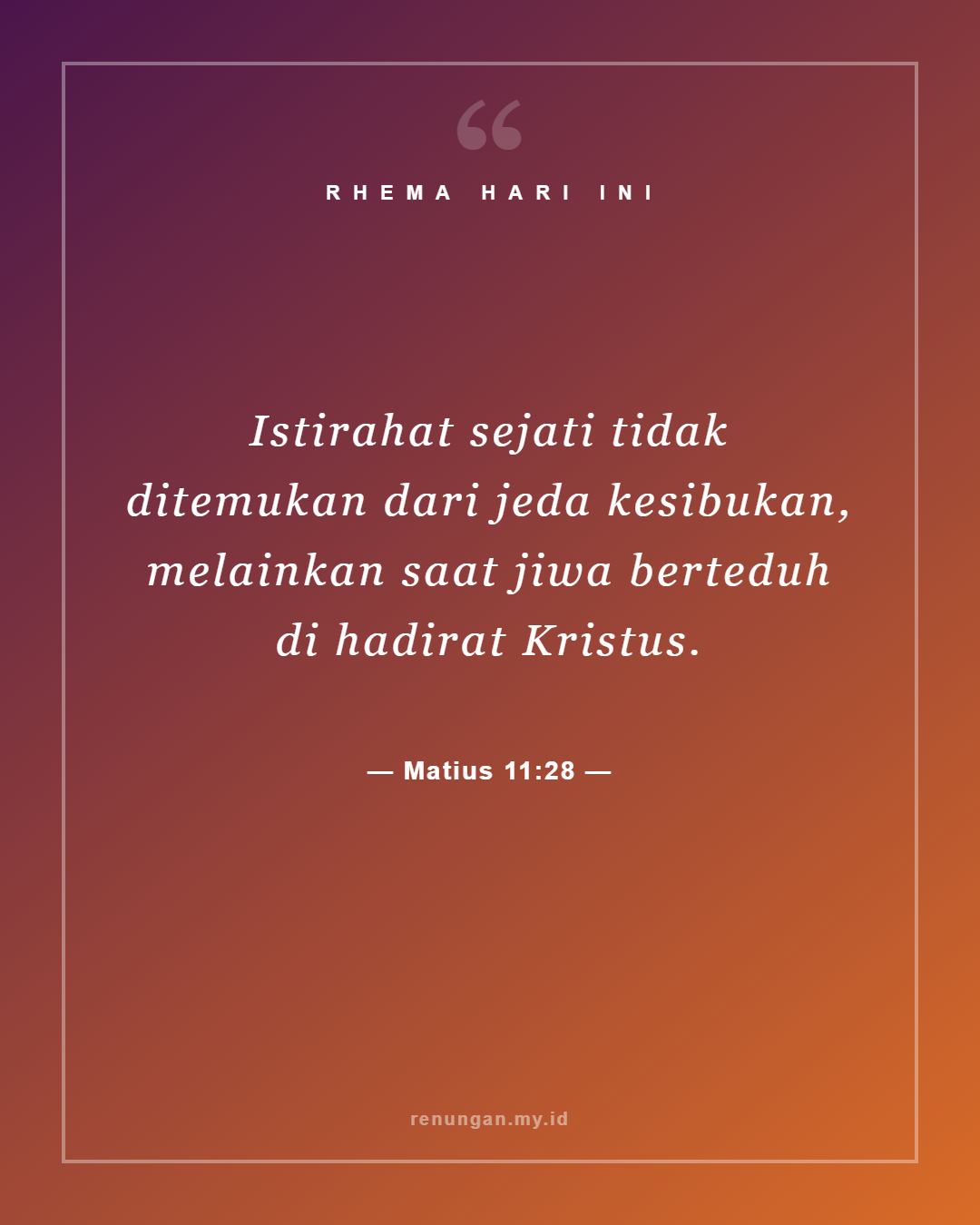Matius 11:28