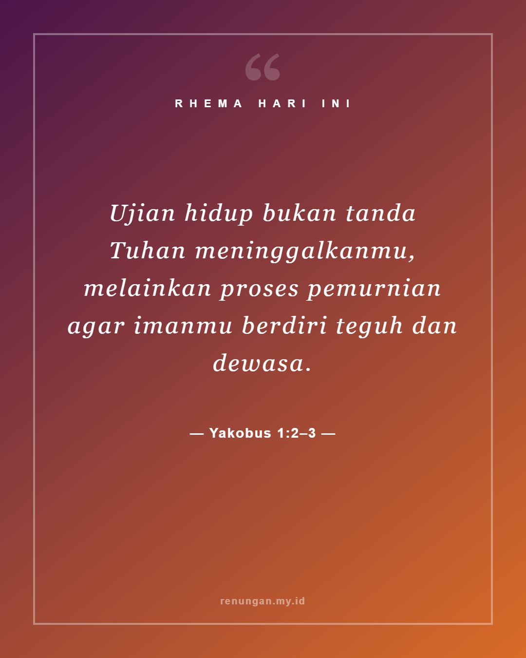 Yakobus 1:2–3