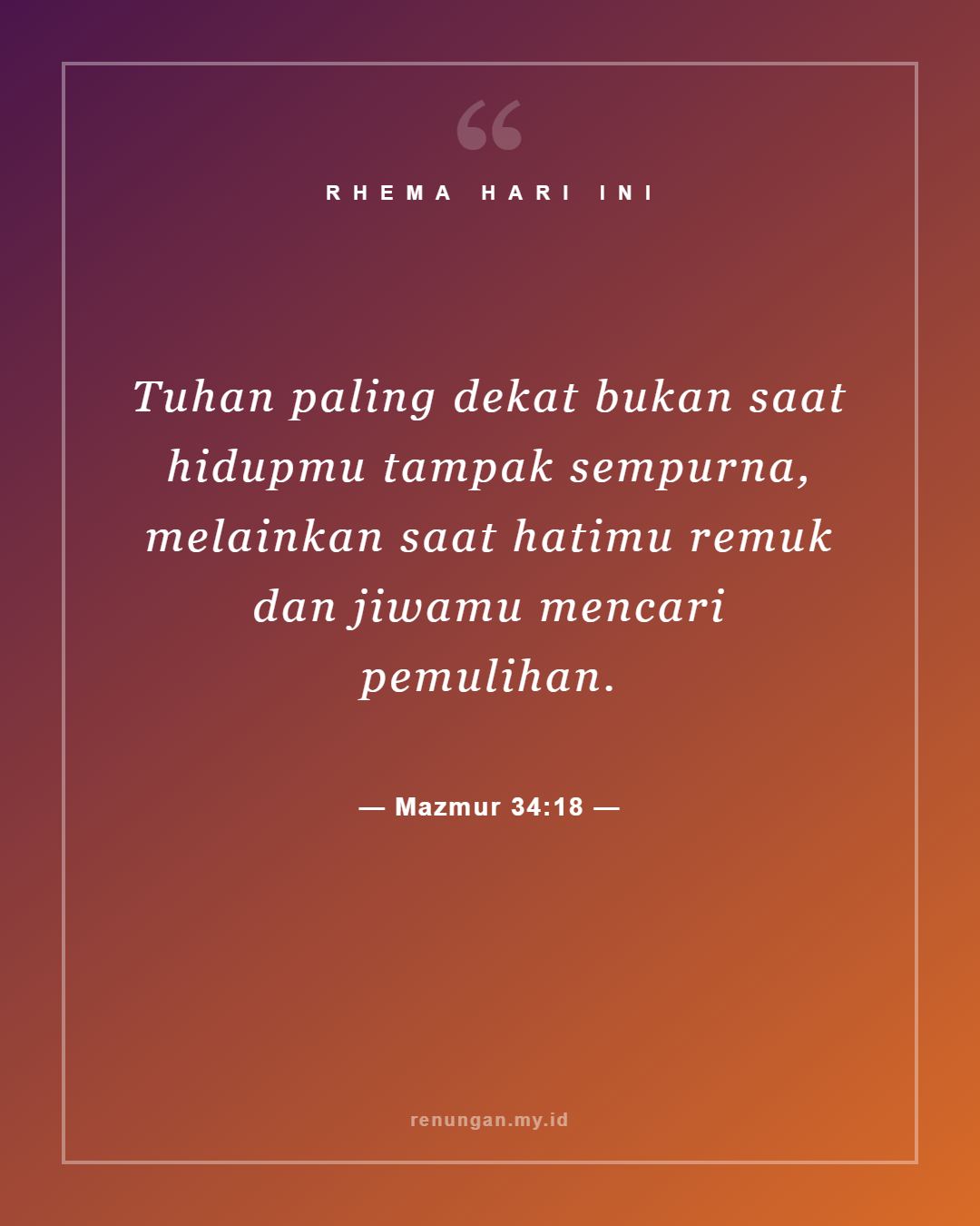 Mazmur 34:18