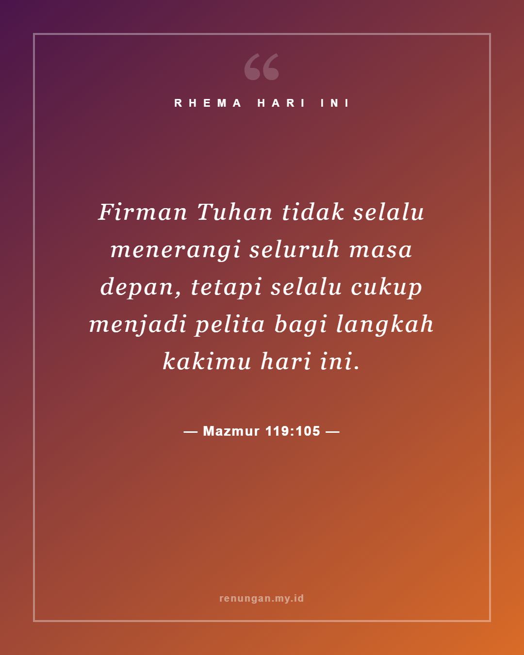 Mazmur 119:105