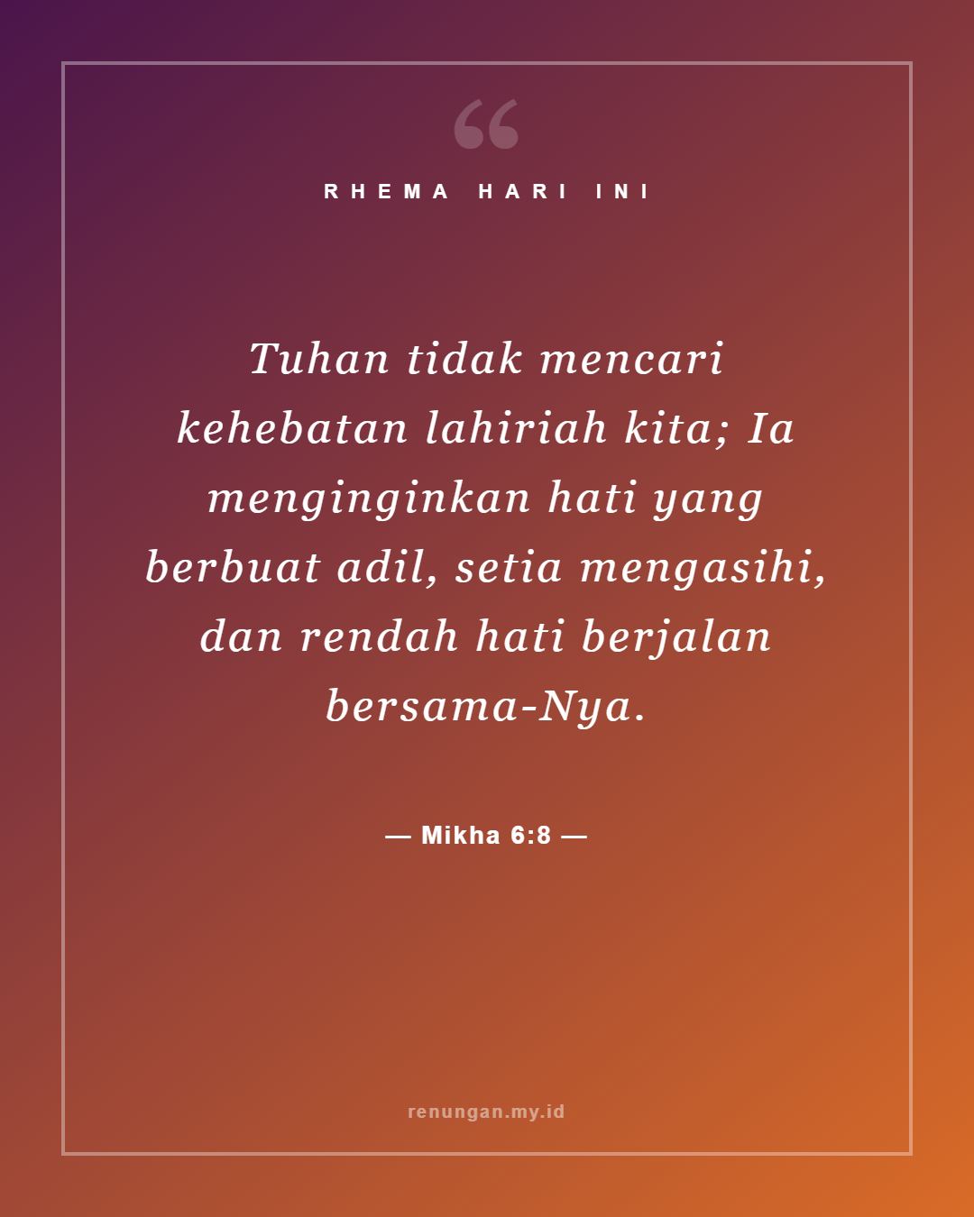 Mikha 6:8