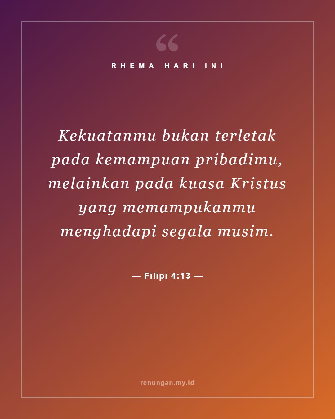 Filipi 4:13