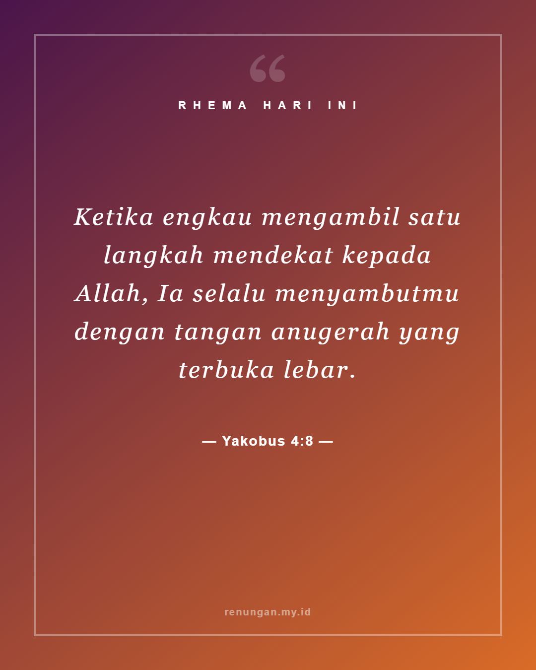 Yakobus 4:8