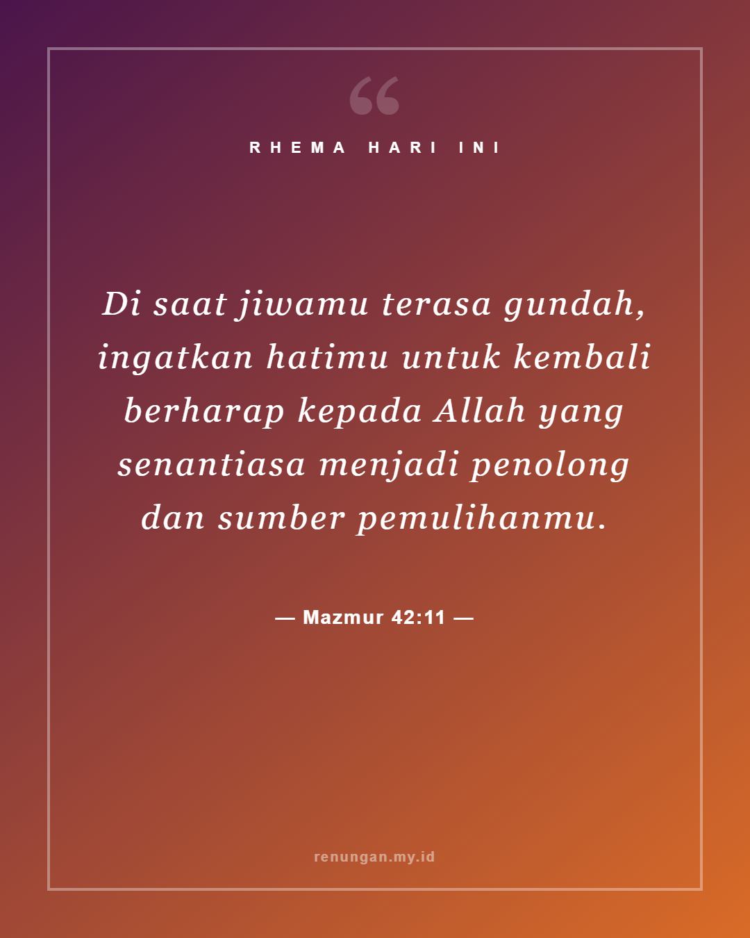 Mazmur 42:11