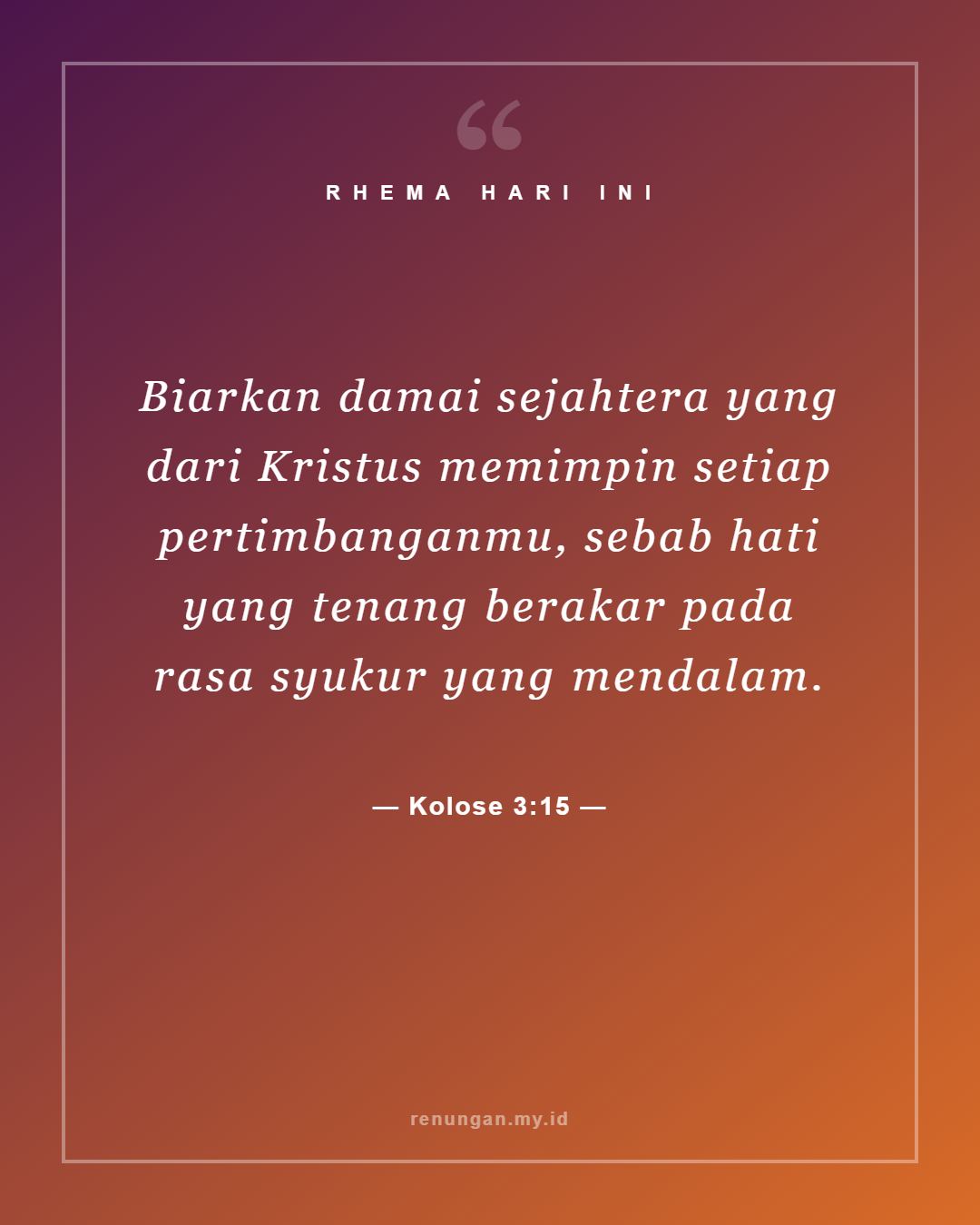 Kolose 3:15
