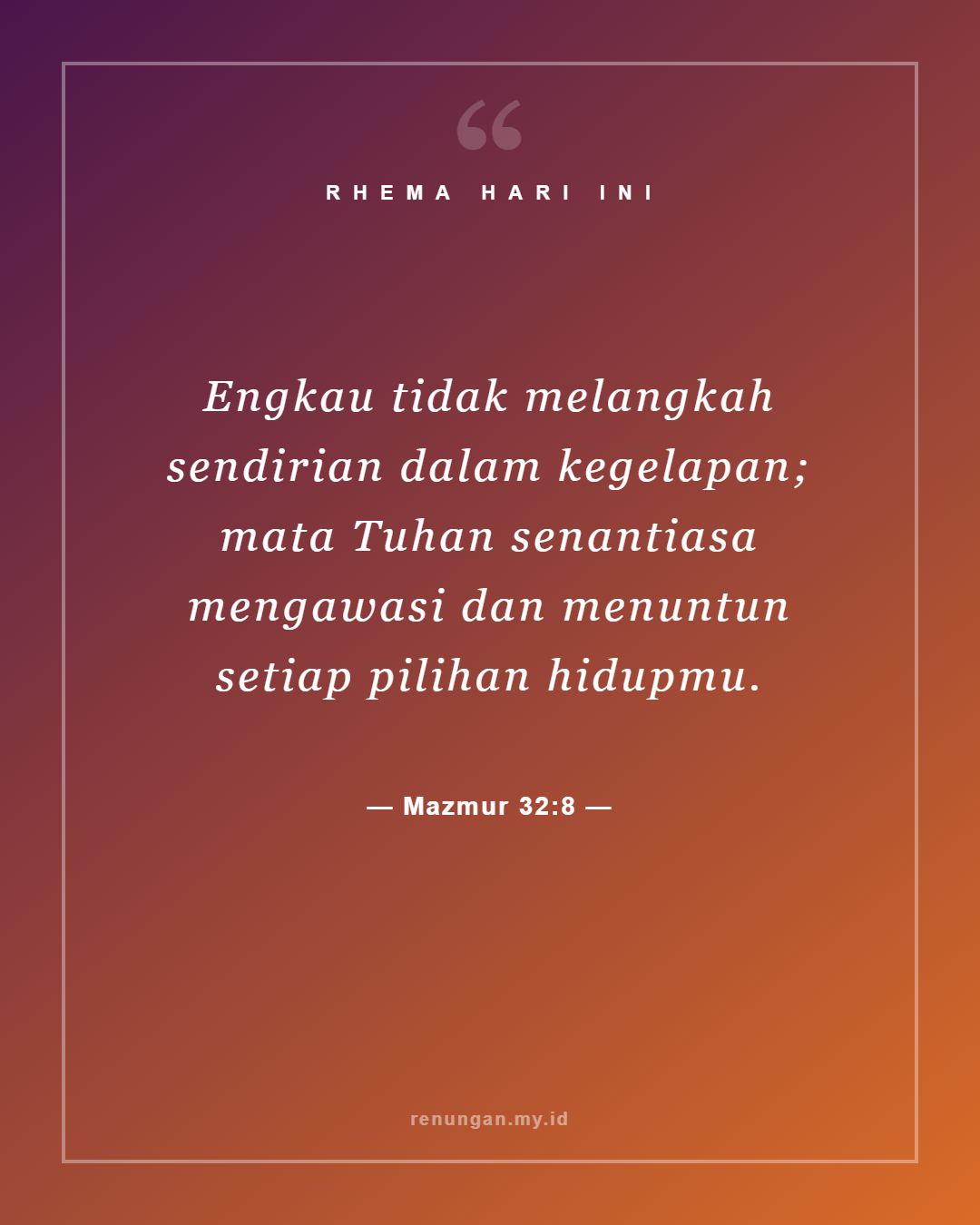 Mazmur 32:8