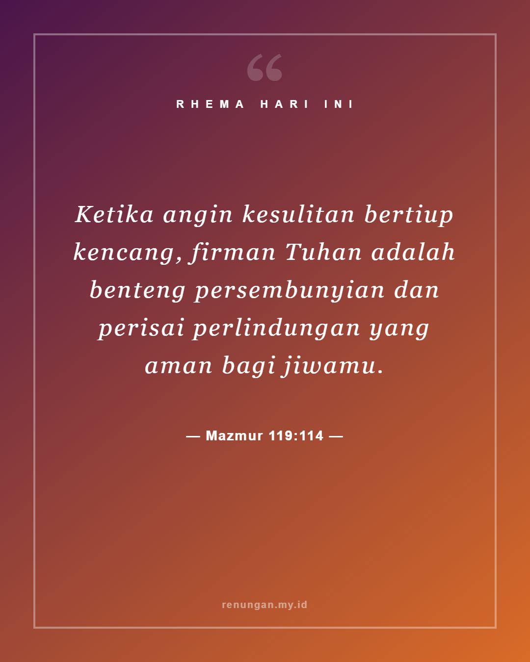 Mazmur 119:114