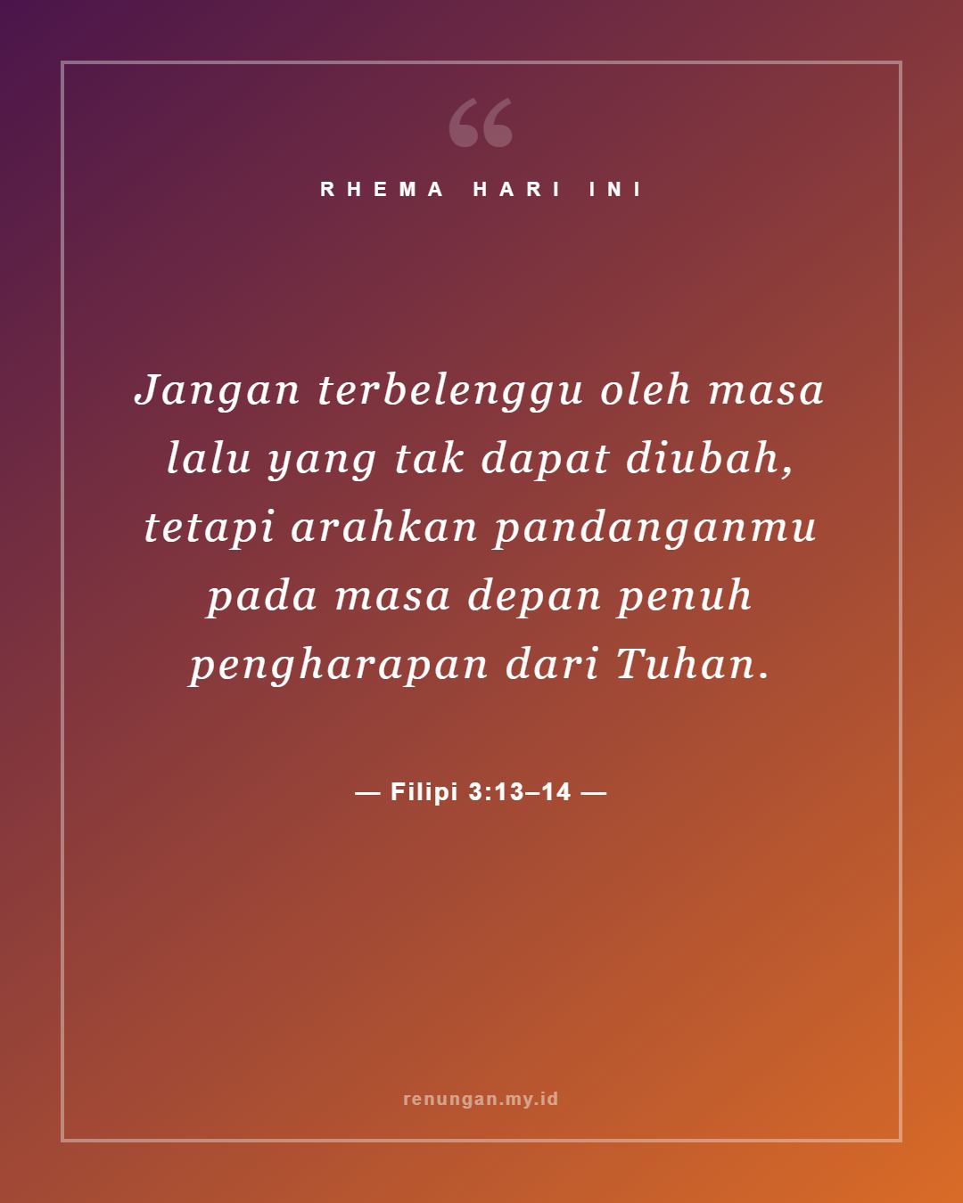 Filipi 3:13–14